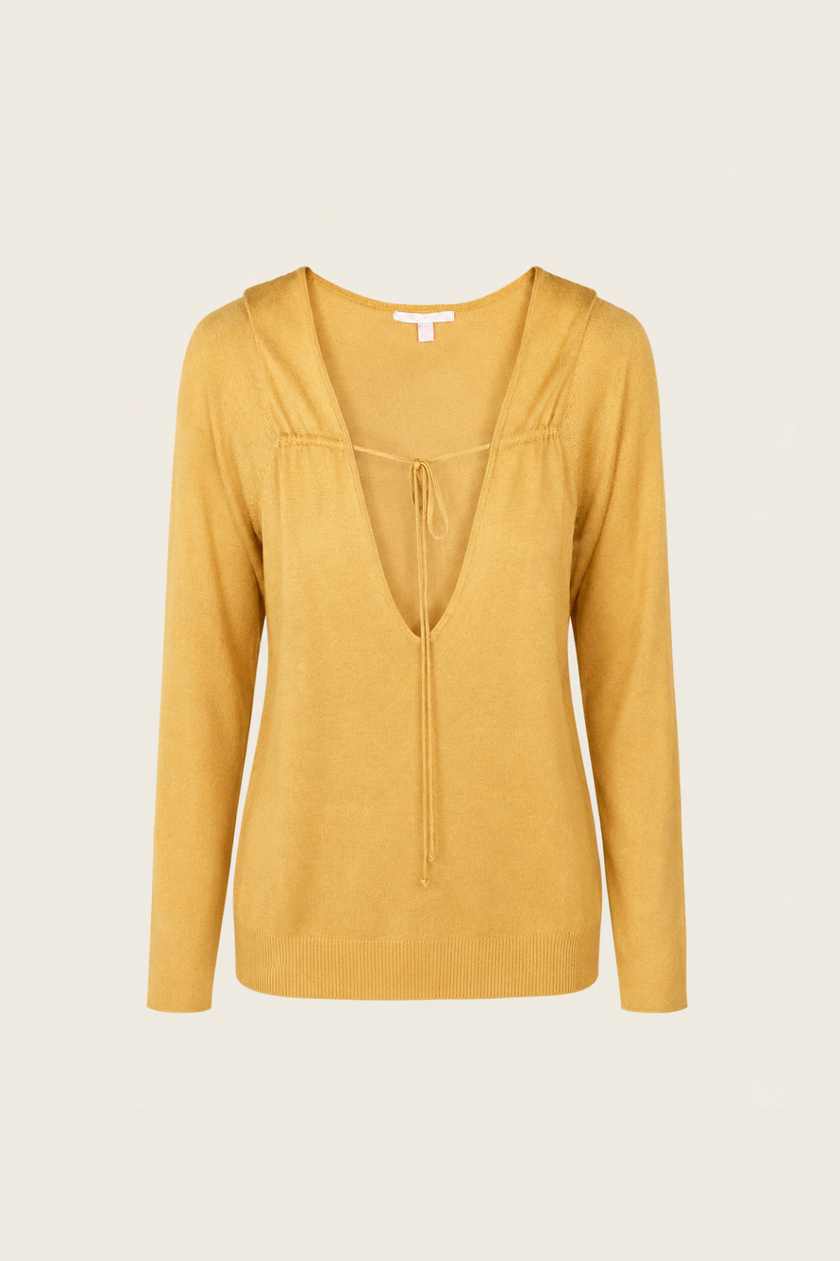 Jersey Rebecca Taylor de lana merina con punto argéle y mangas abullonadas, perfecto para looks invernales elegantes con faldas midi