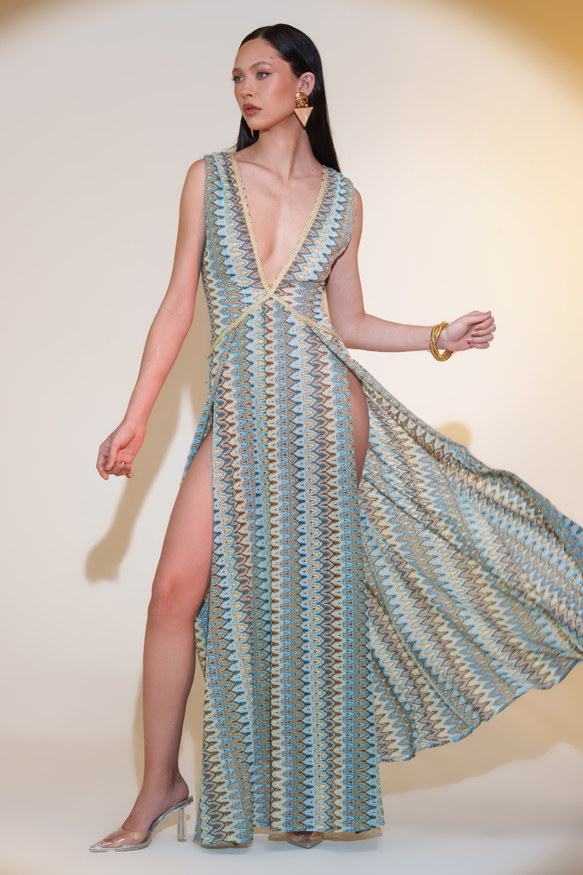 Pho Firenze Oriental Maxi Dress