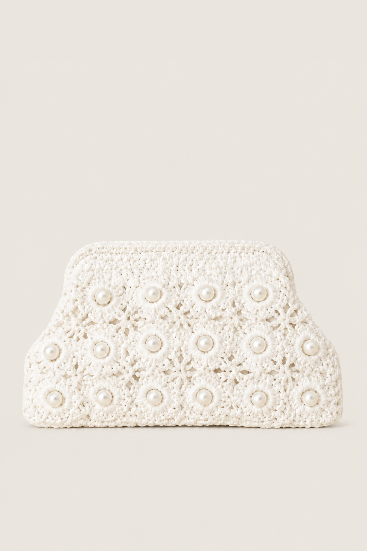 Bolso de mano blanco Chase sofisticado de mujer accesorio premium para invitada boda