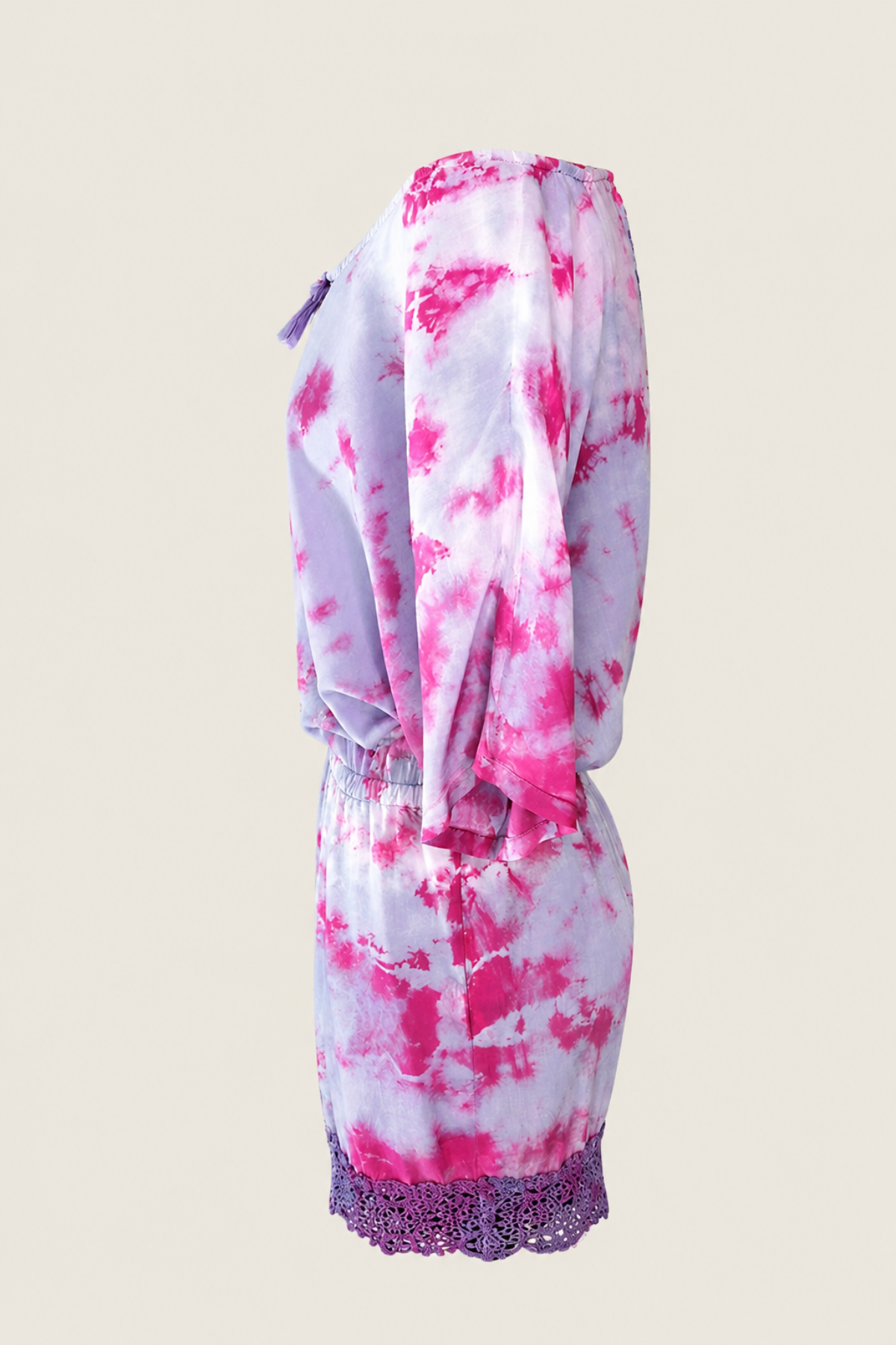 Lavender Tie Dye Mini Dress