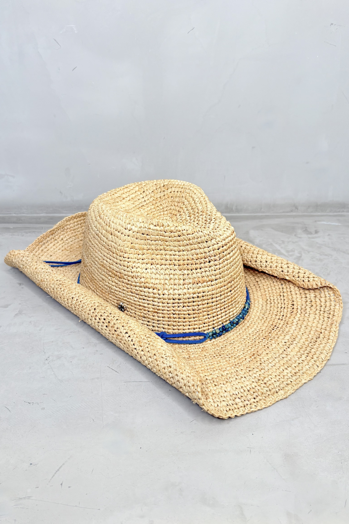 Lai Cowboy Hat Cornflower - Glam Barcelona