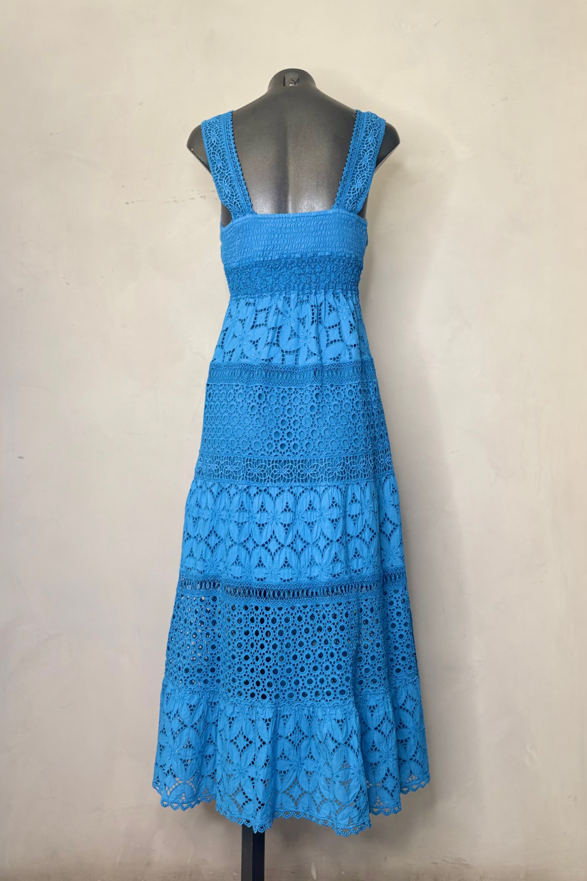 Alpinia Midi Dress Cobalto