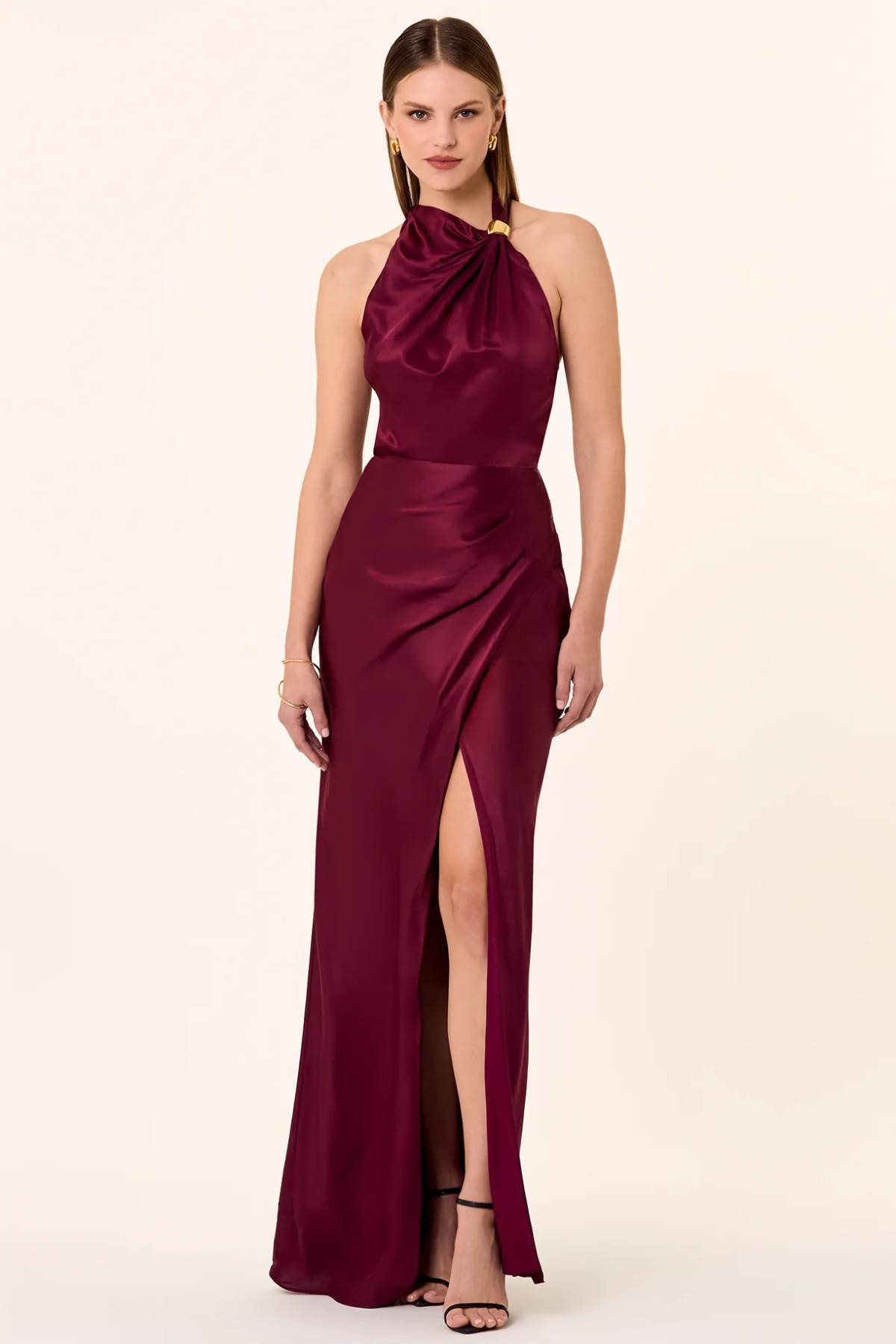 Galilea Long Halter Neck Dress