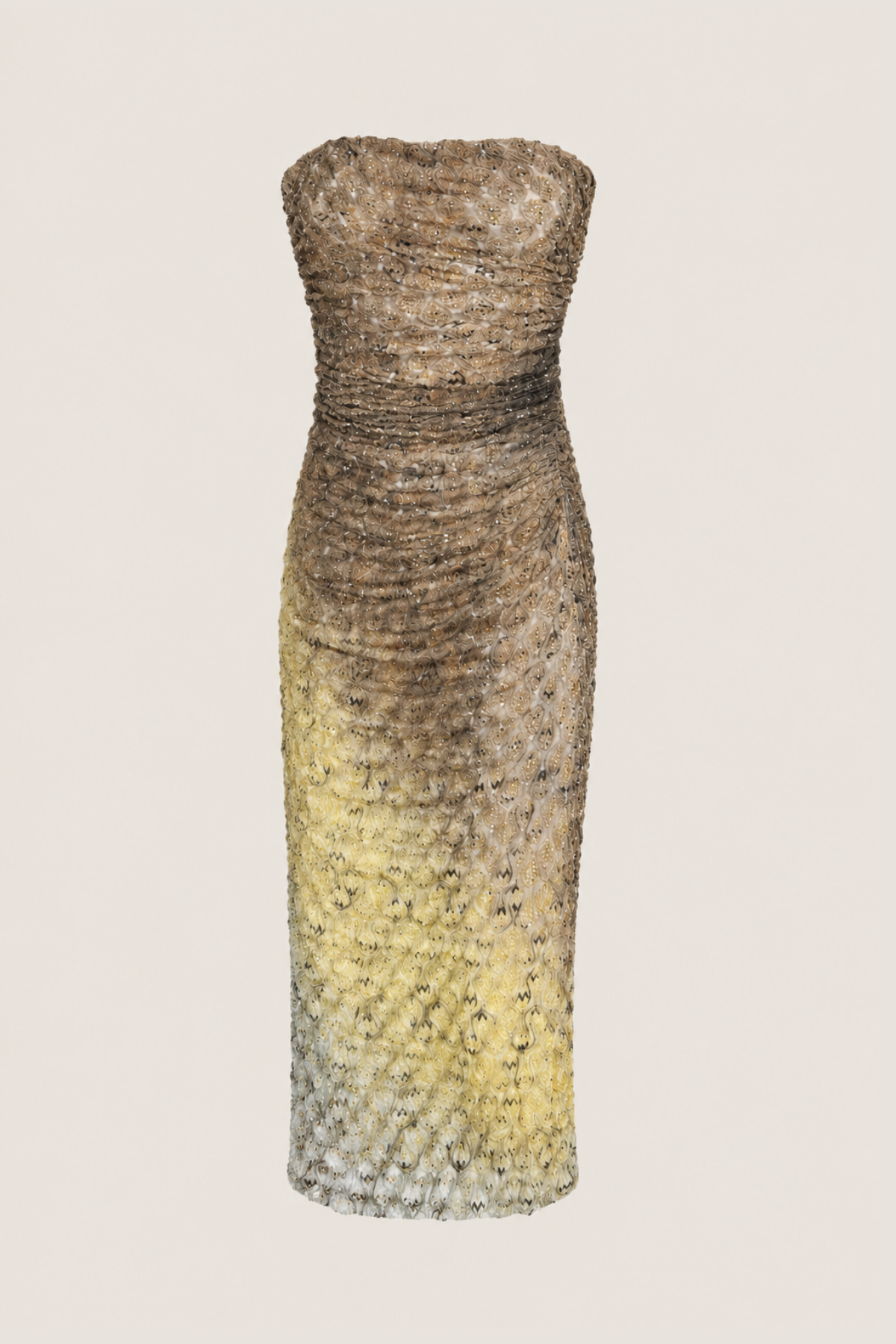 Vestido Bañera midi Missoni Serenata en tejido rayado multicolor con corte envolvente ideal para eventos elegantes