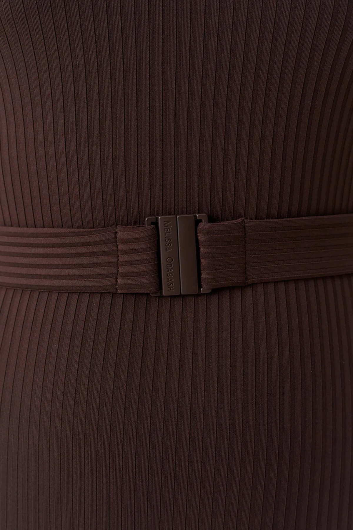 Rio Brown Ribbed Swimsuit