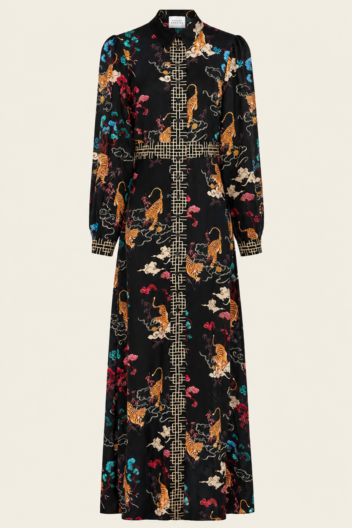 Vestido Maxi Camisero Courageous Tiger - Glam Barcelona