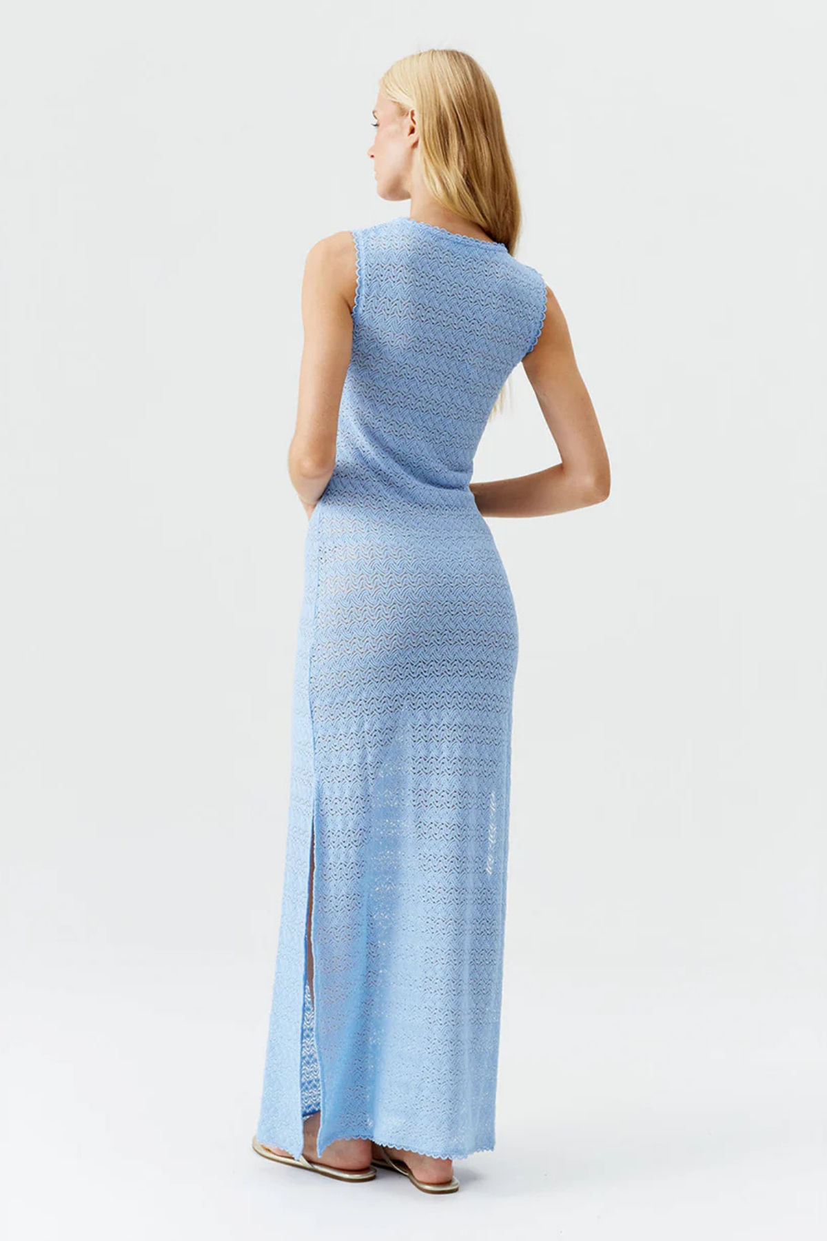 Melissa Odabash Madie Dusty Blue Dress