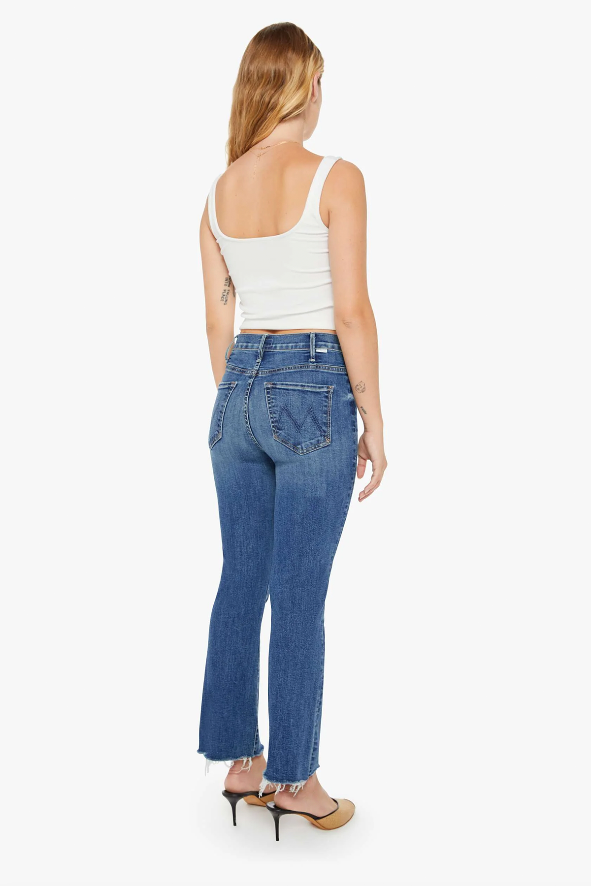 Mother PETITES The Lil' Hustler Ankle Fray