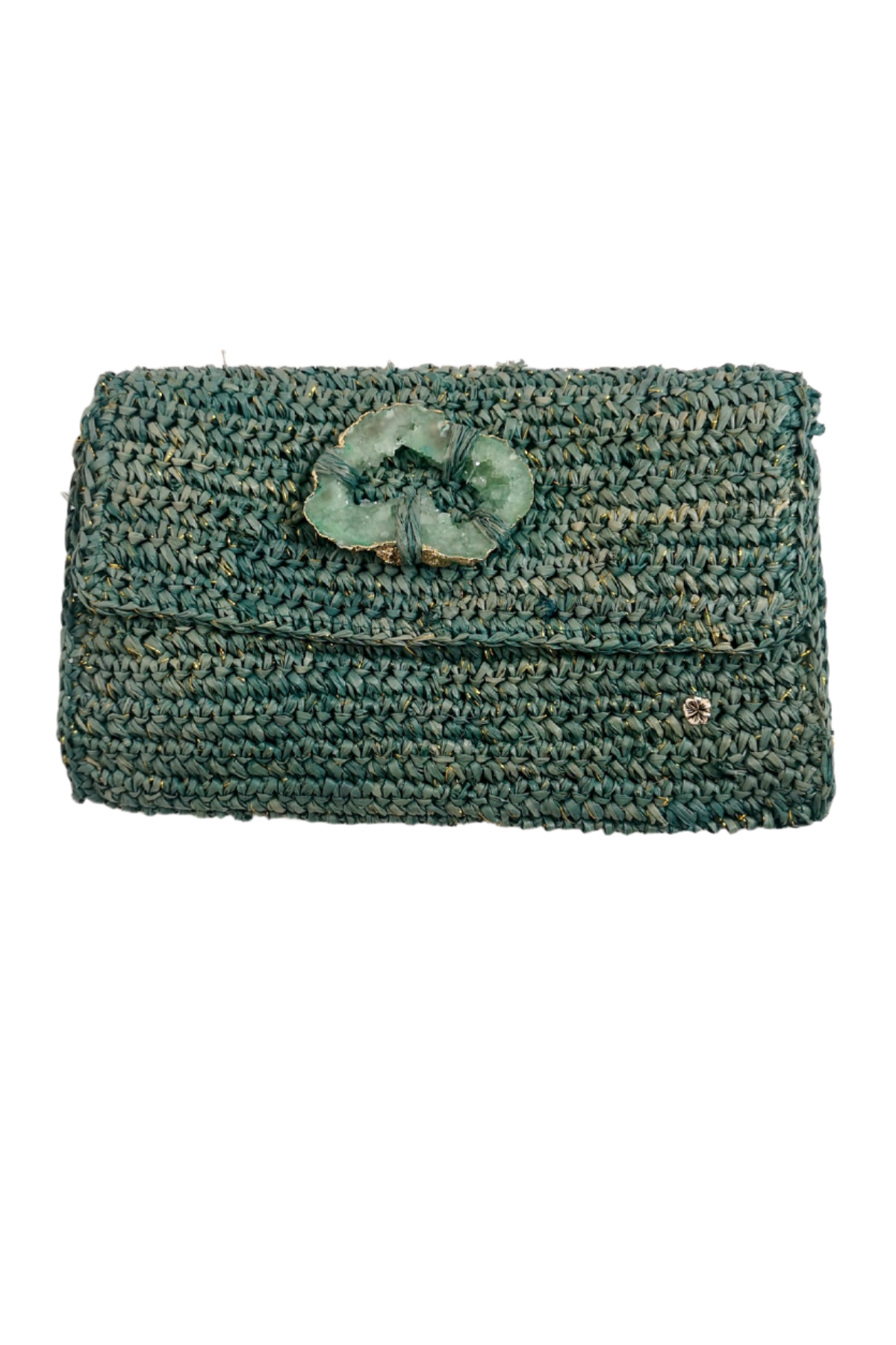 Bolso de mano Florabella Esplendor con cierre metálico dorado y detalles sofisticados para un estilo glamuroso y chic