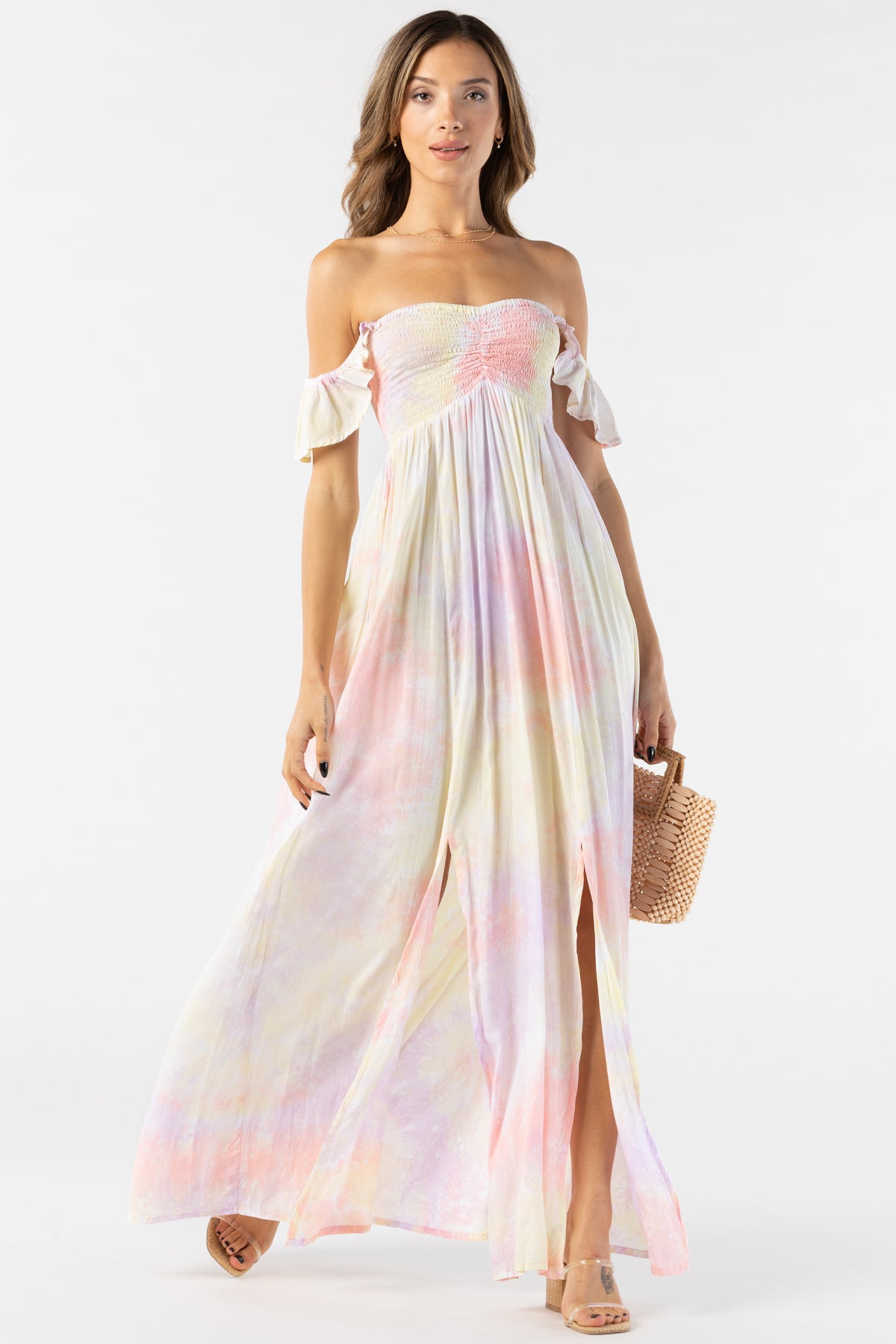 hollie maxi dress tiare hawaii Hollie Salmon Violet Long Dress