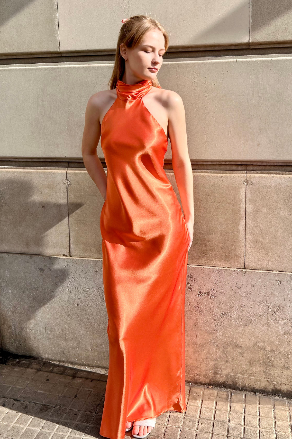 Lana Dress Orange