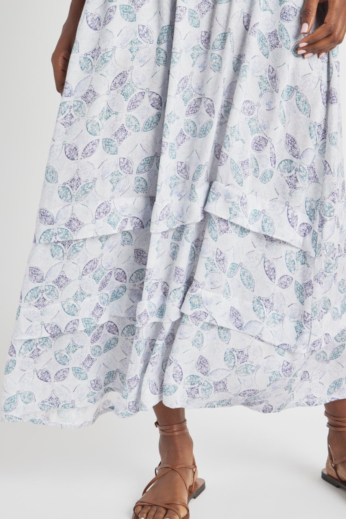 Splendid Seaside Midi Dress