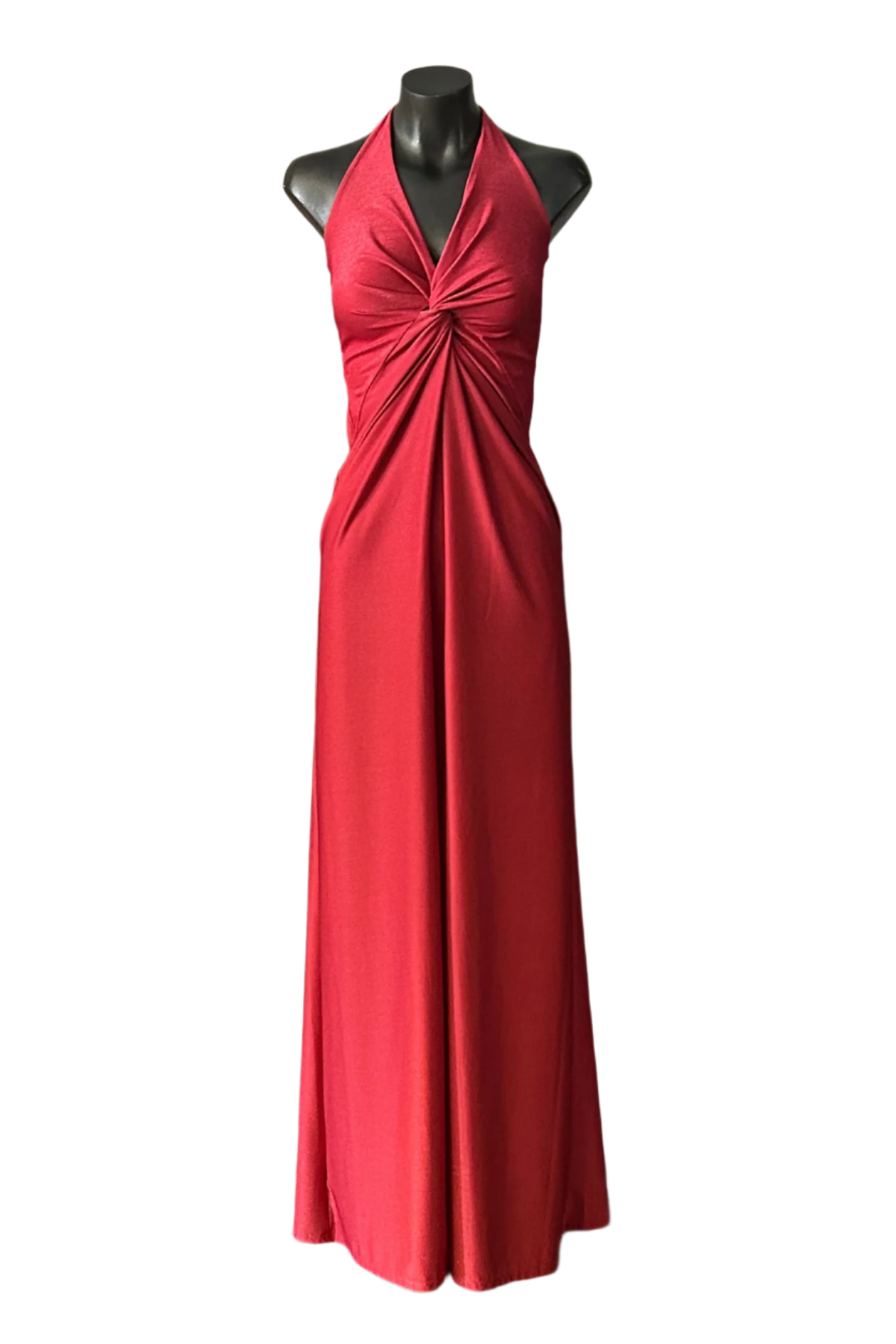 Rita Mennoia Incrocio Maxi Dress Fucsia