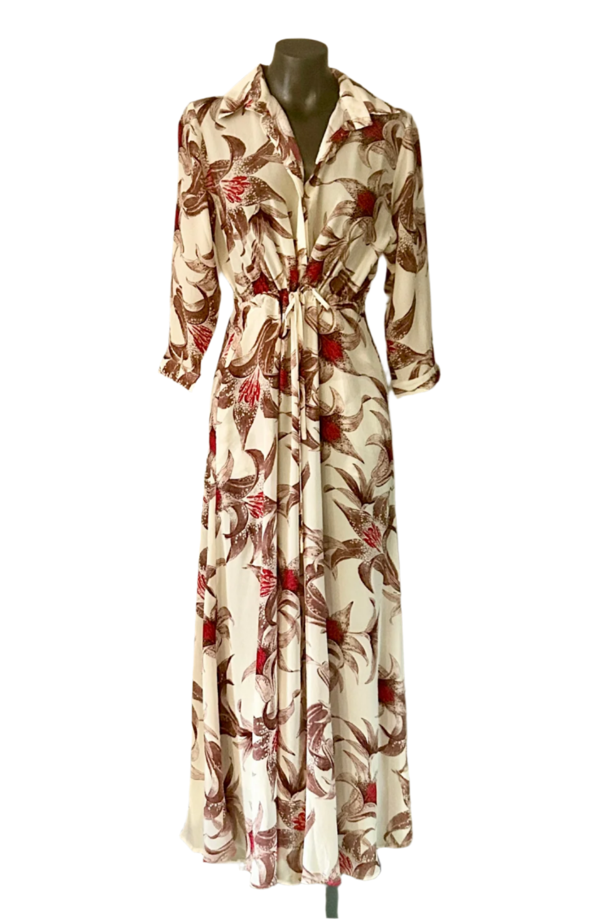 Rita Mennoia Shirt Dress Giglio Burro