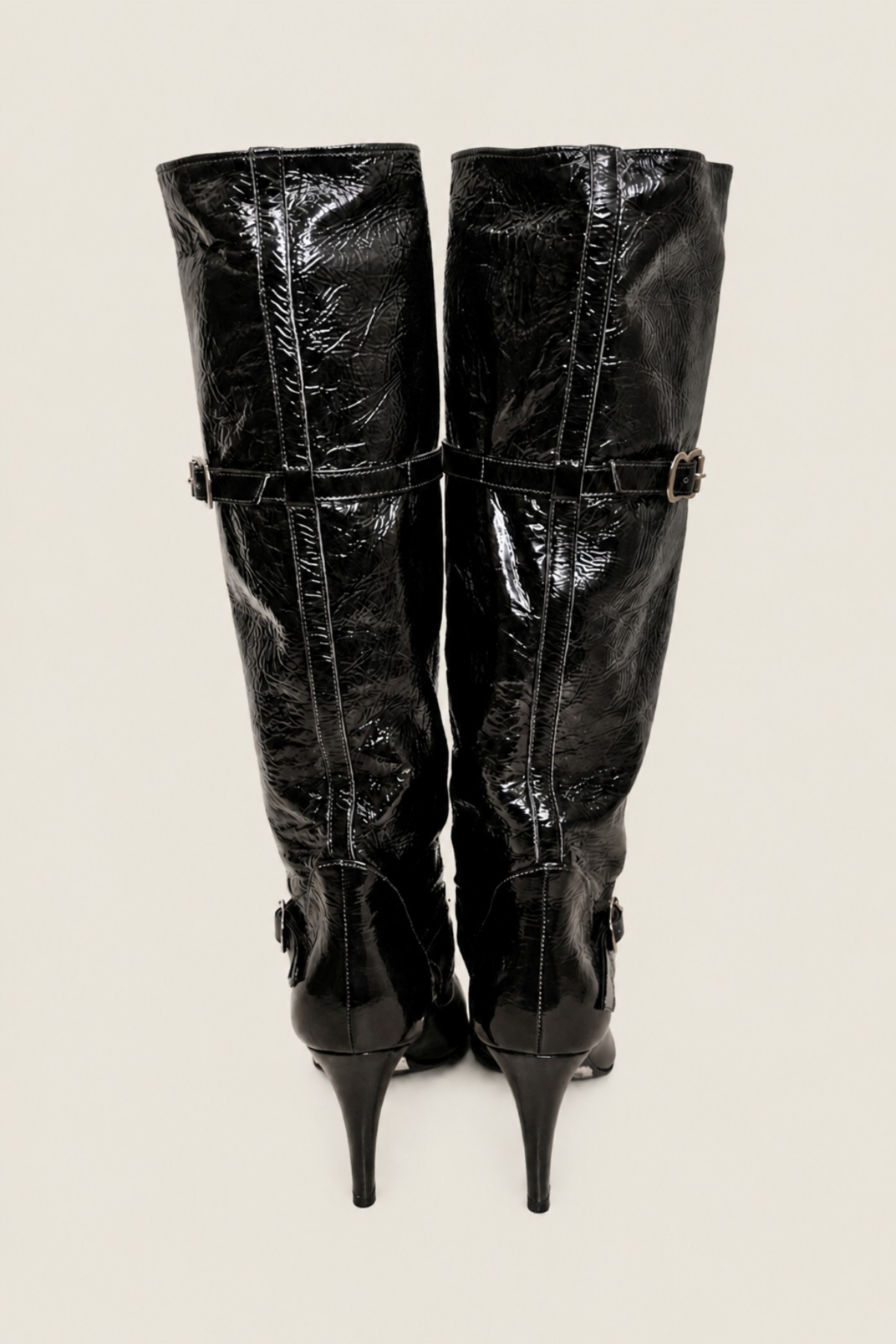 Botas Altas De Charol