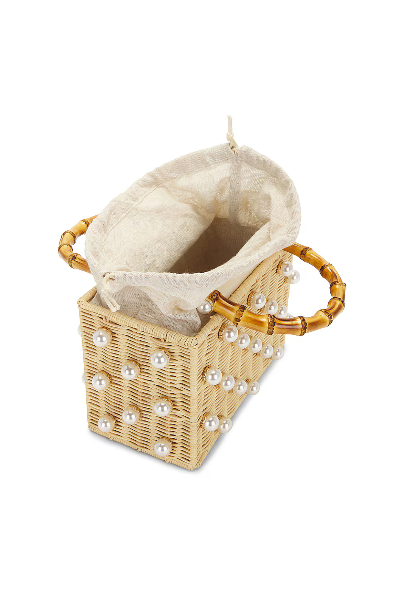 Bolso Chloe de perlas blanco sofisticado accesorio premium invitada evento 