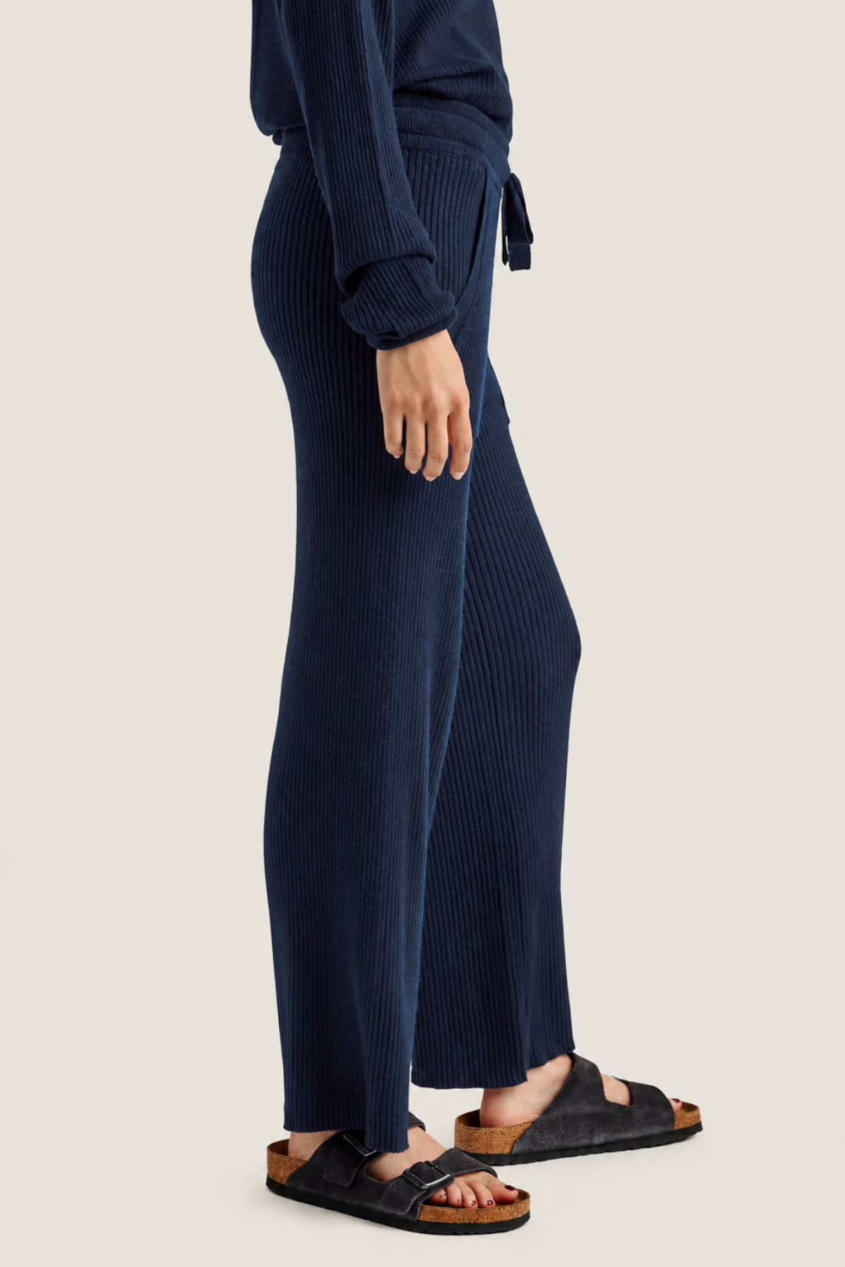 Splendid Georgie Cashblend Rib Pant Navy