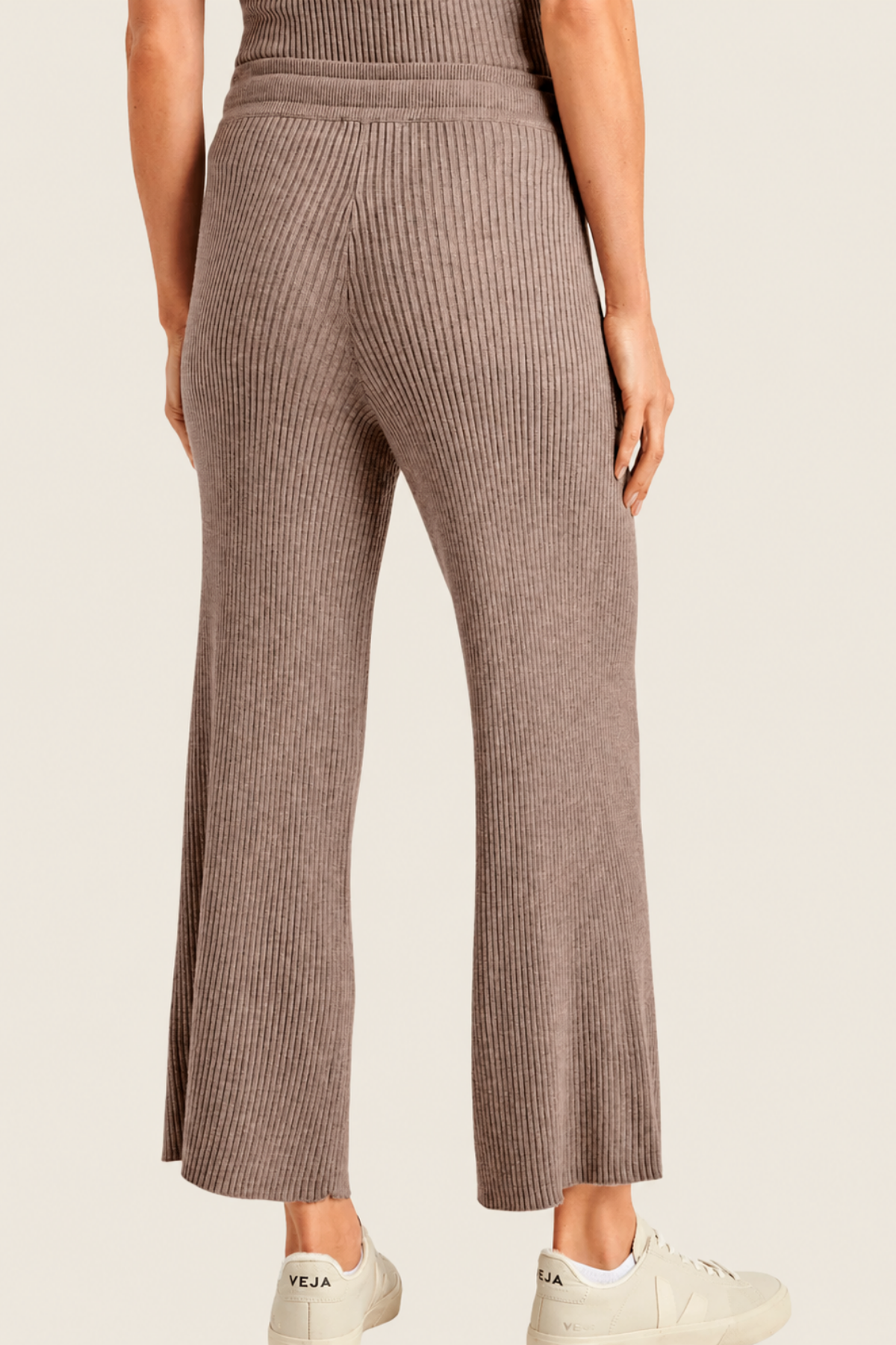 Splendid Georgie Cashblend Rib Pant Tawny Heather