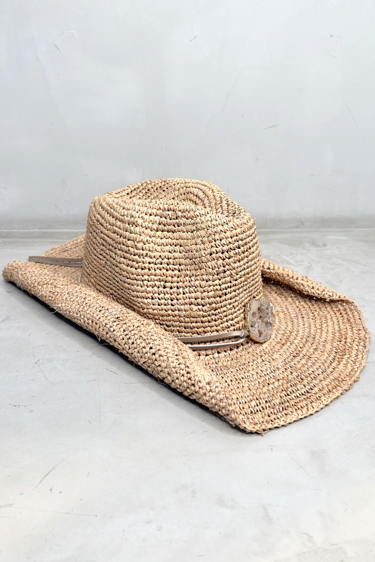 Kelli Cowboy Hat Gold - Glam Barcelona