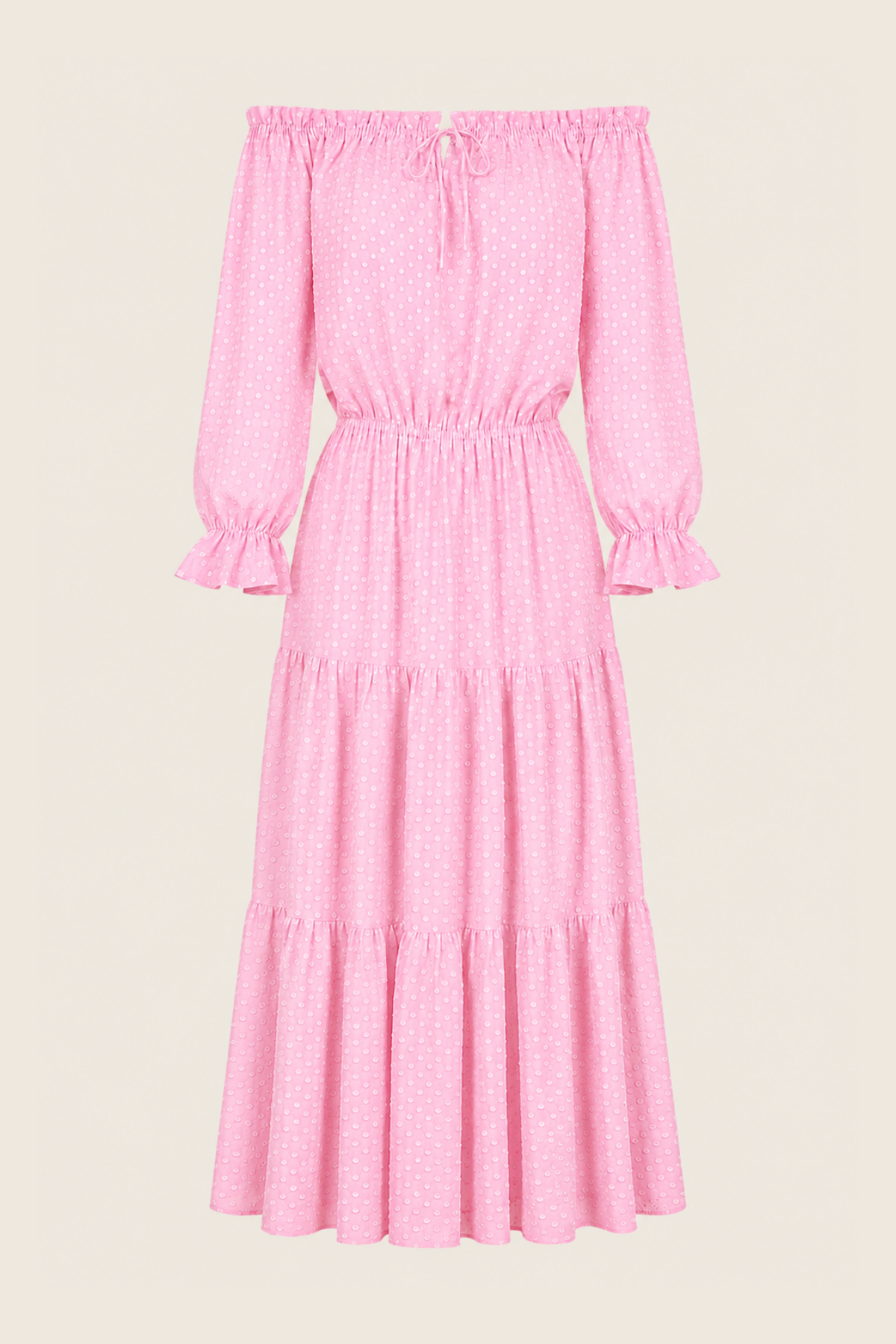 Vestido Midi Leoni Candy Pink - Glam Barcelona