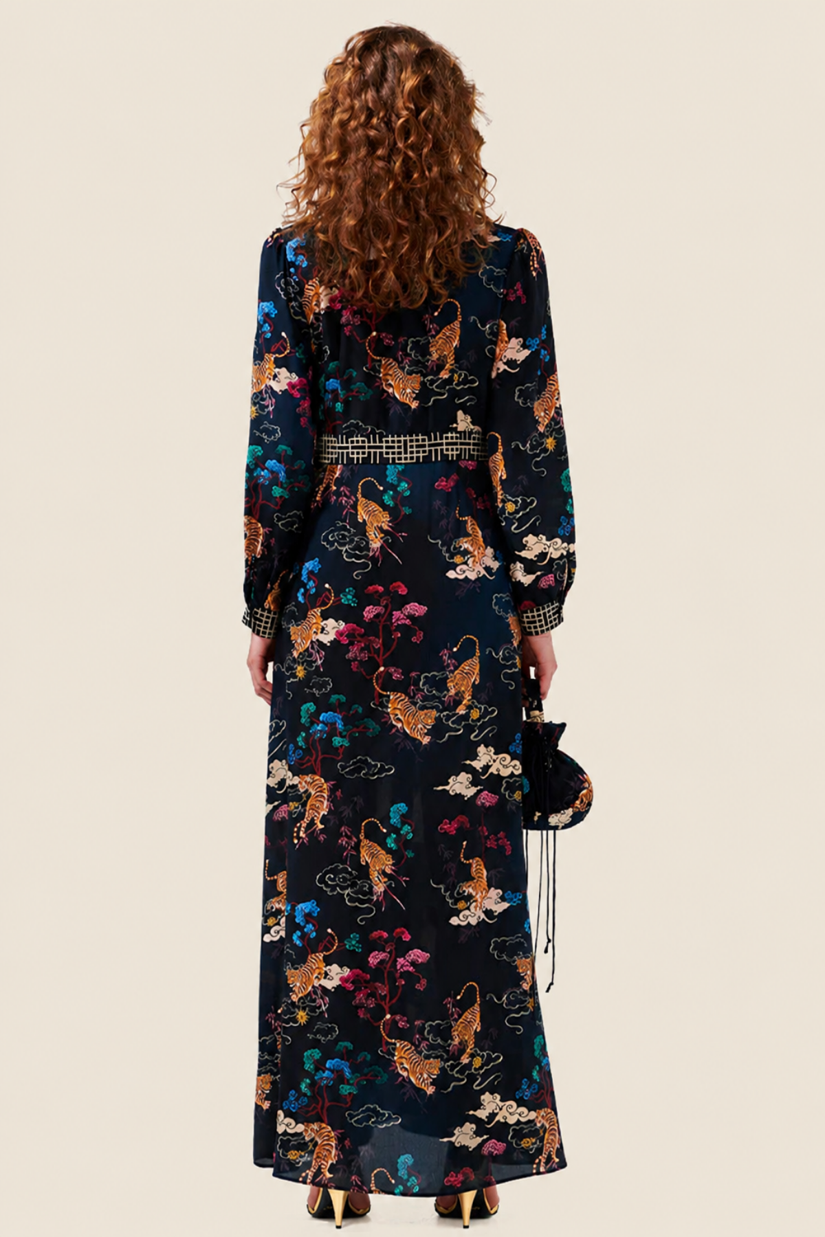 Vestido Maxi Camisero Courageous Tiger - Glam Barcelona