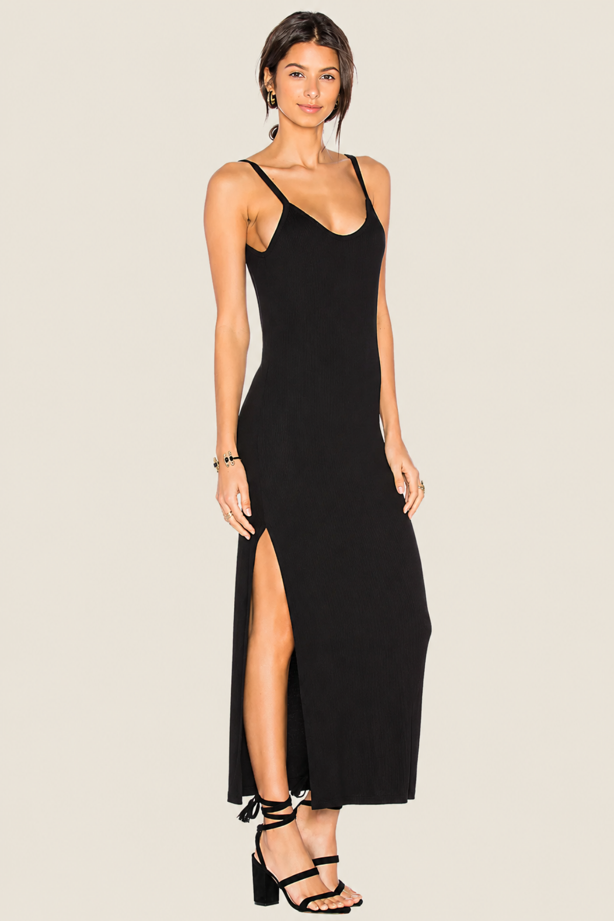 Velour Slip Dress