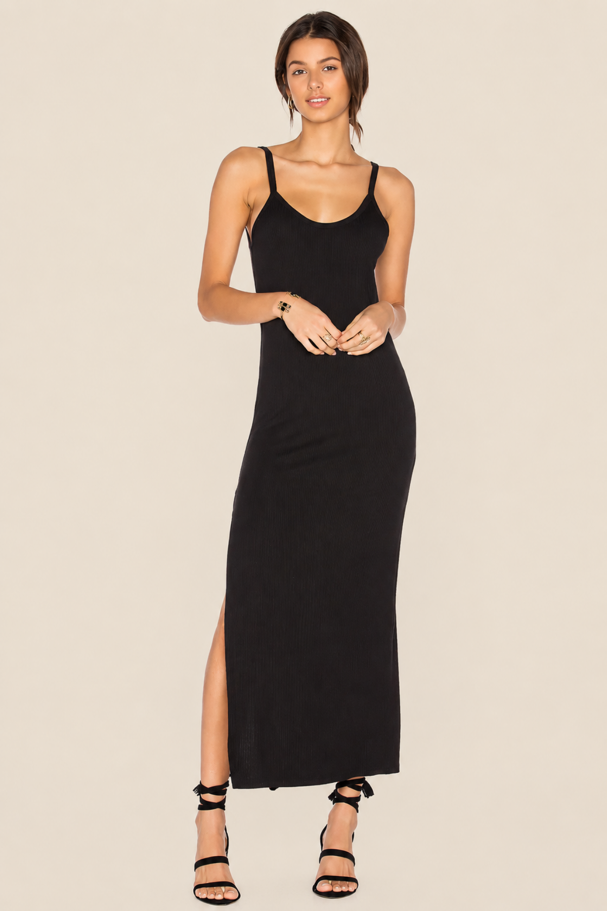 Velour Slip Dress