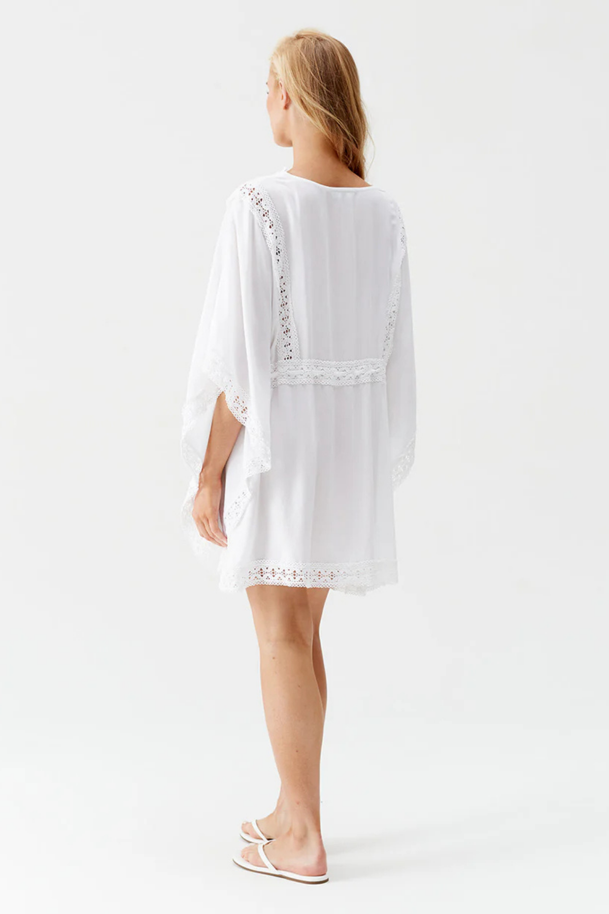 Melissa Odabash Evin White Kaftan