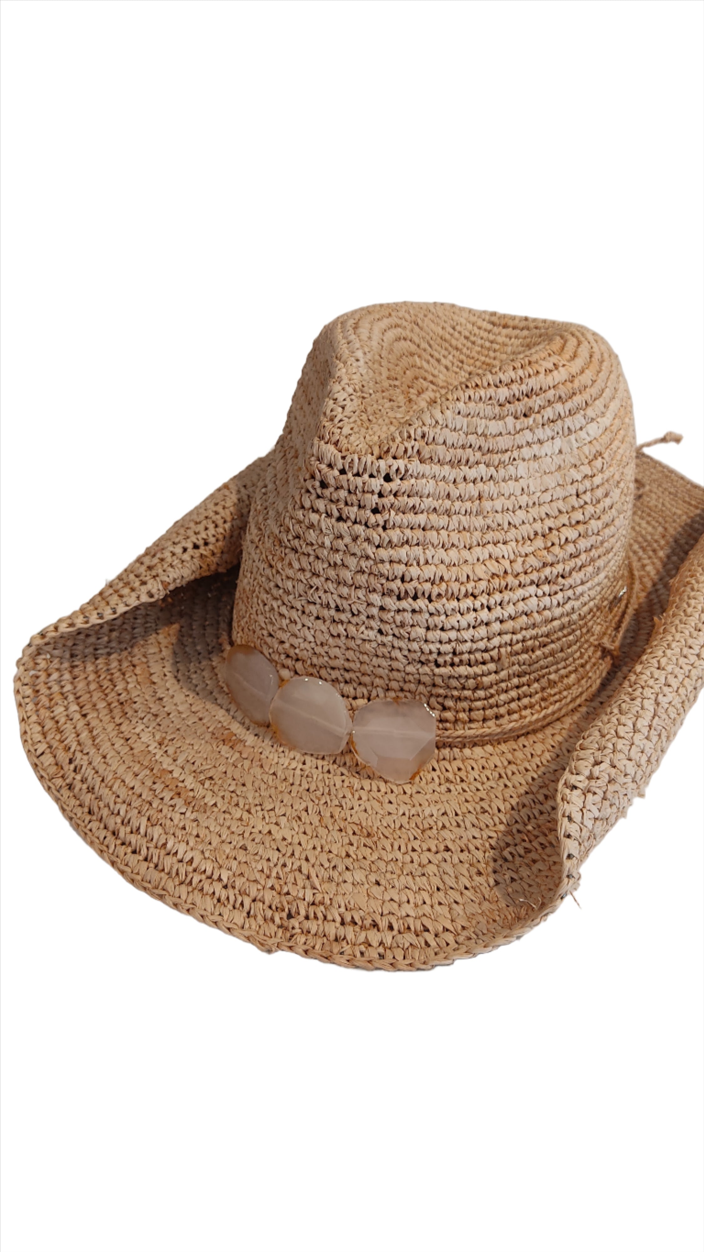 Florabella Billie Cowboy Hat Bleach Almond