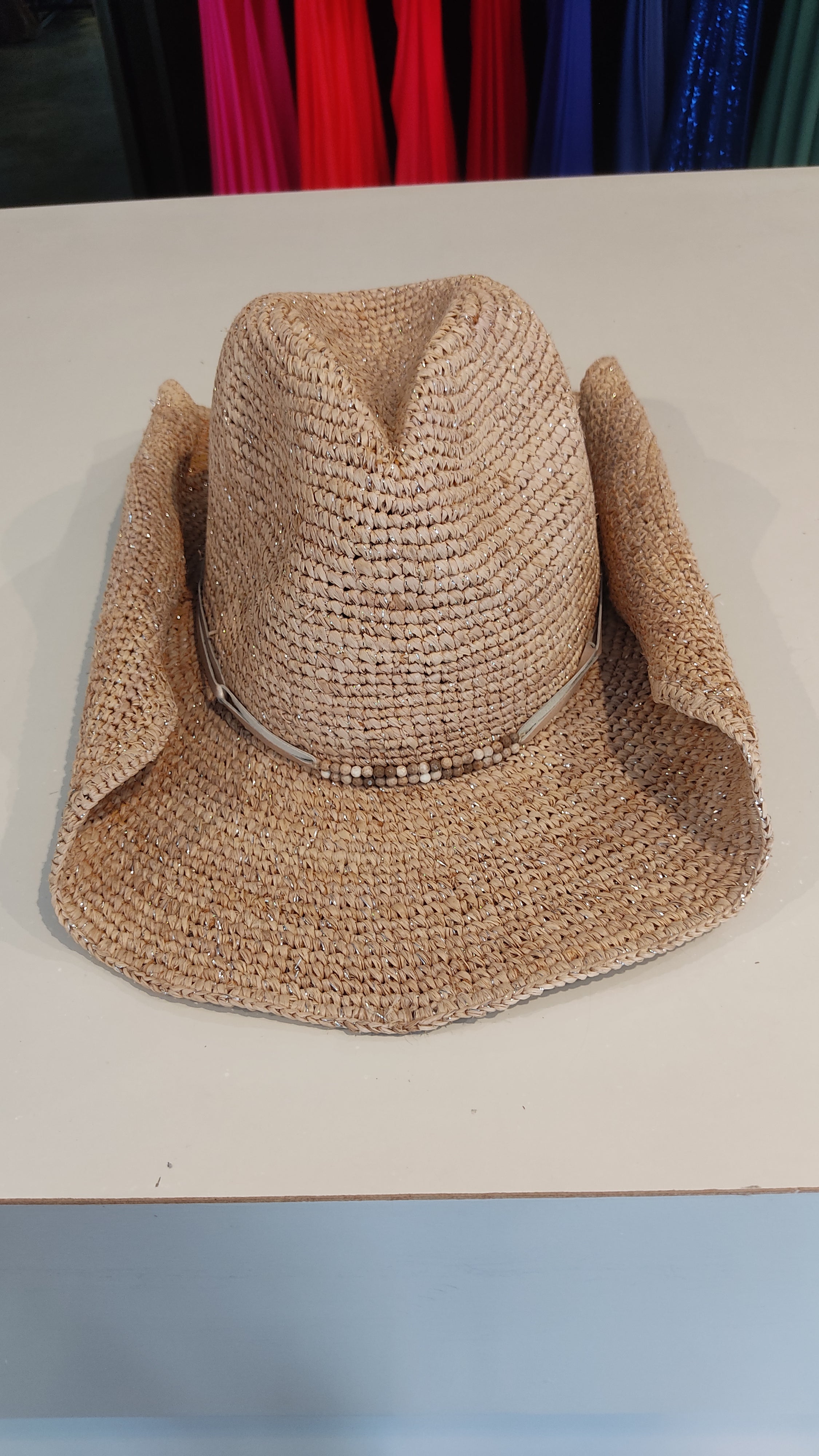 Florabella Kelli Cowboy Hat Almond Silver