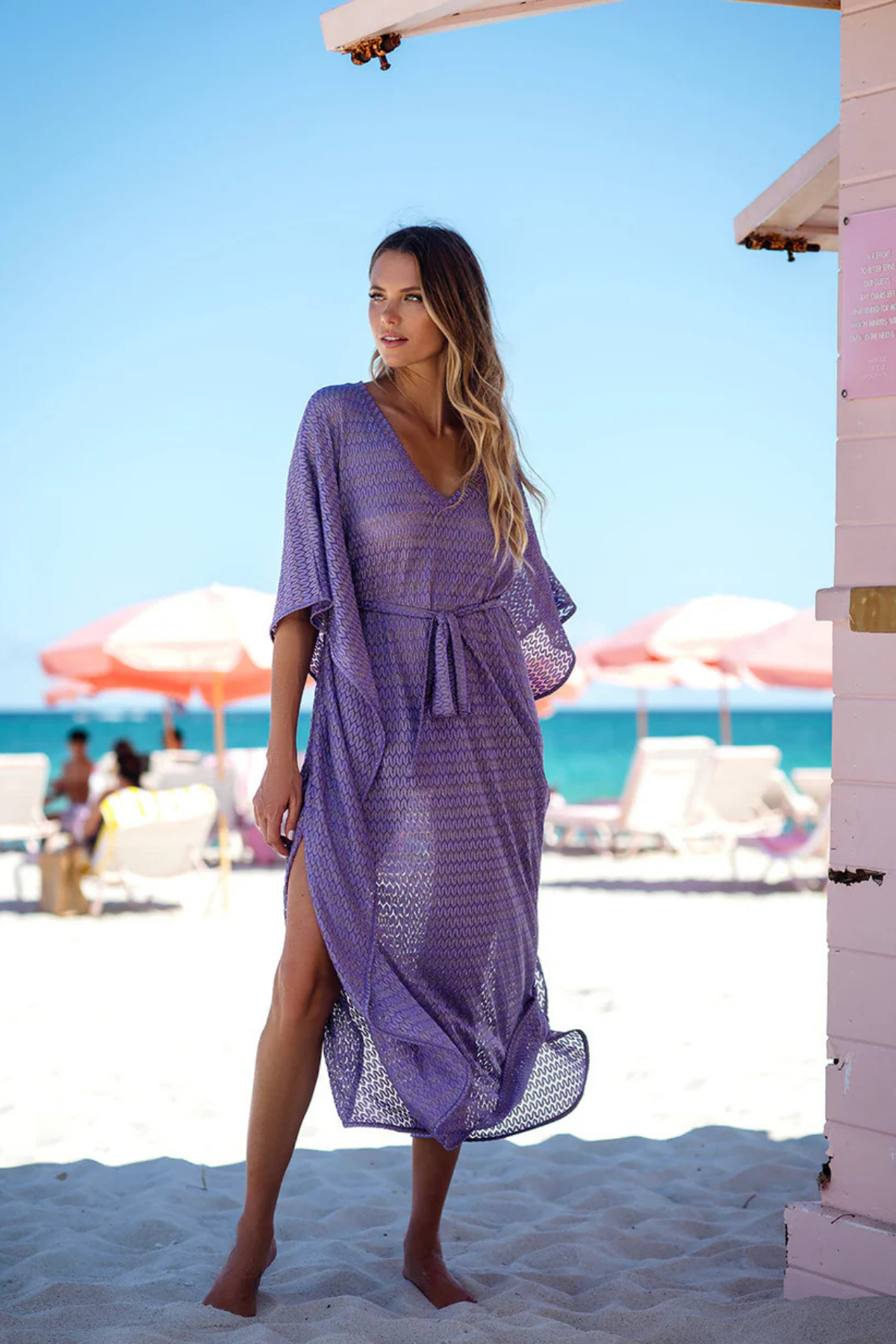 Melissa Odabash June Viola Kaftan