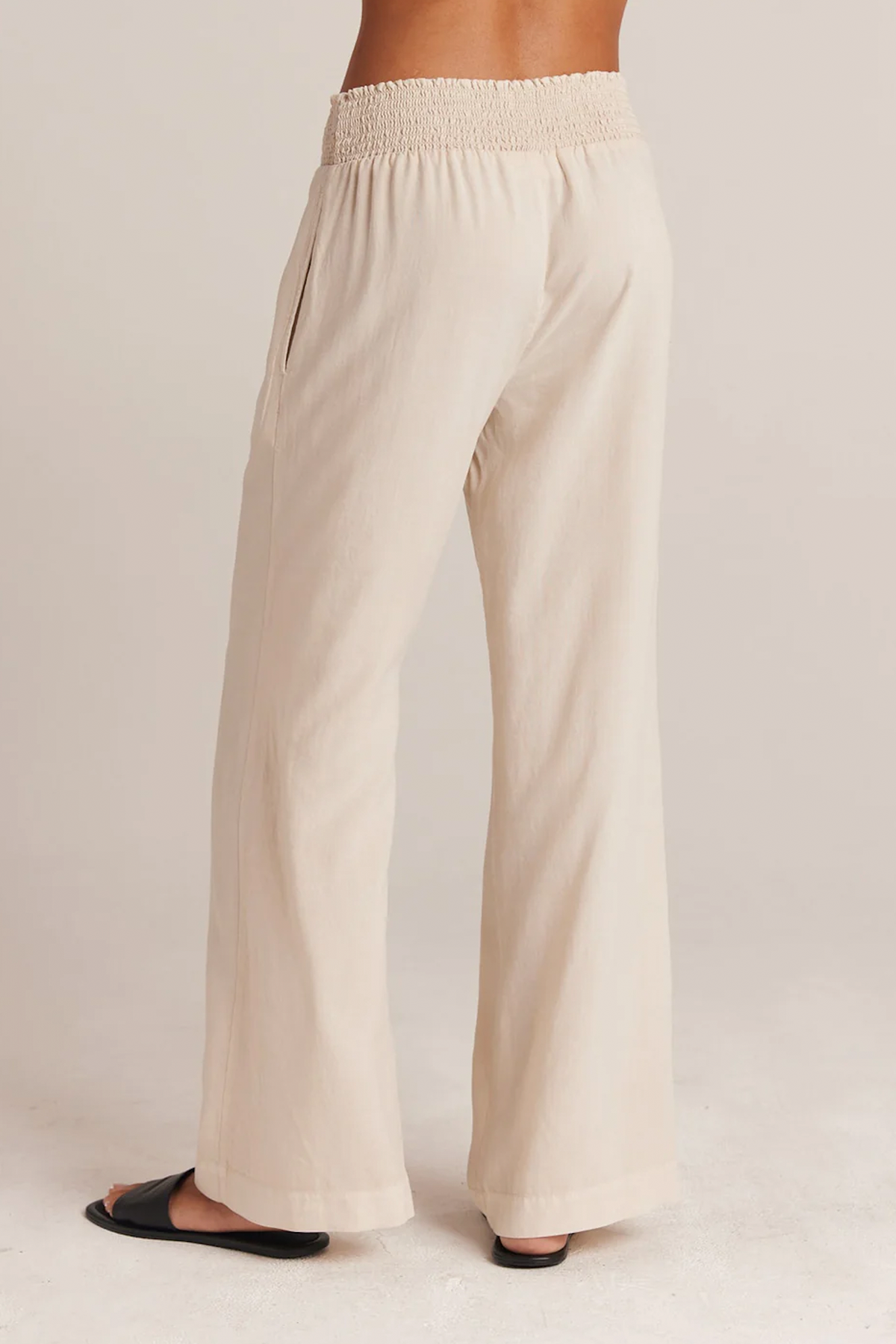 Bella Dahl Smocked Waist Wide Leg Pant