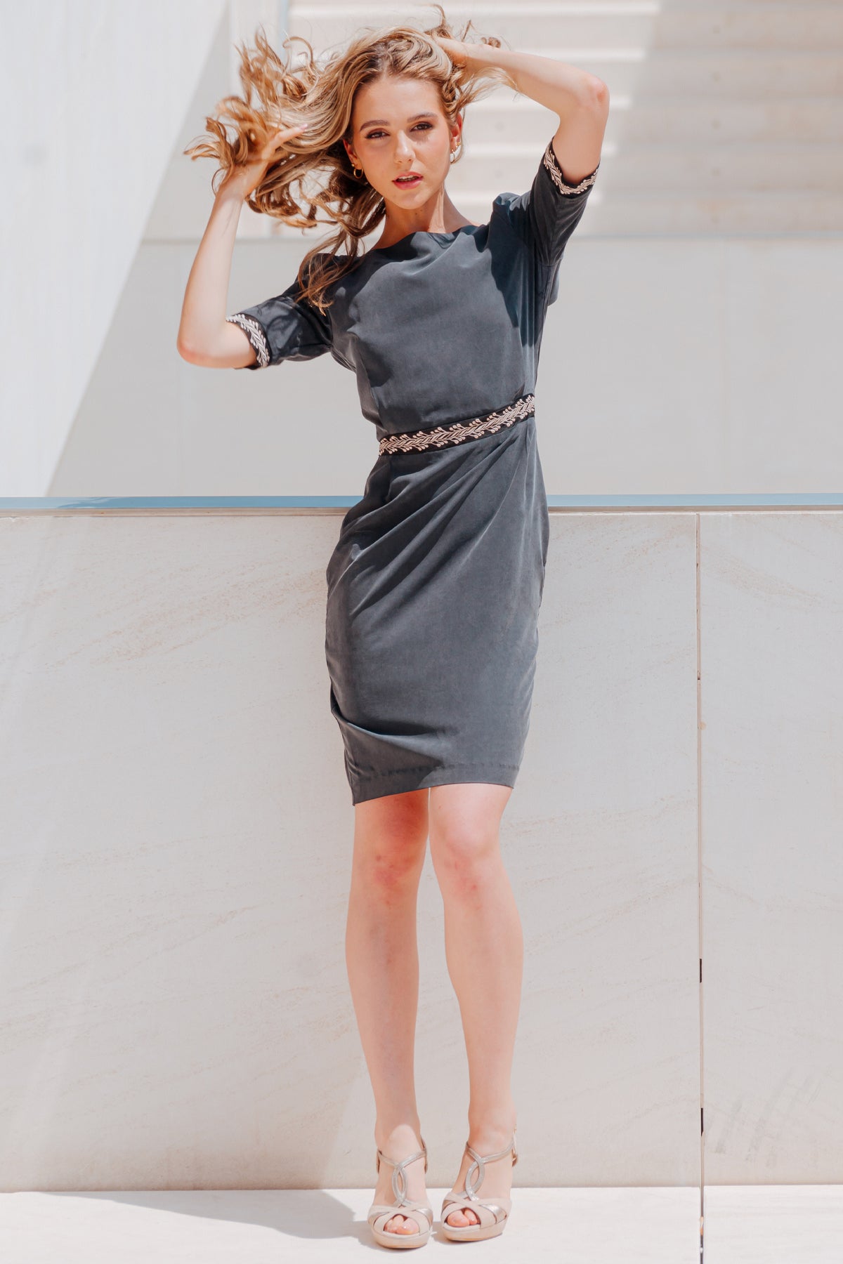 Lyell Mike Midi Dress