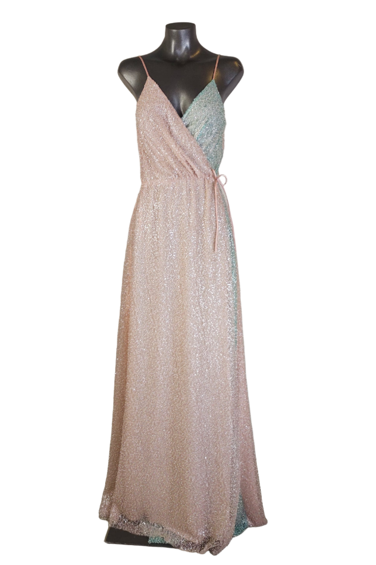 Le Piacentini Two Color Beaded Gown