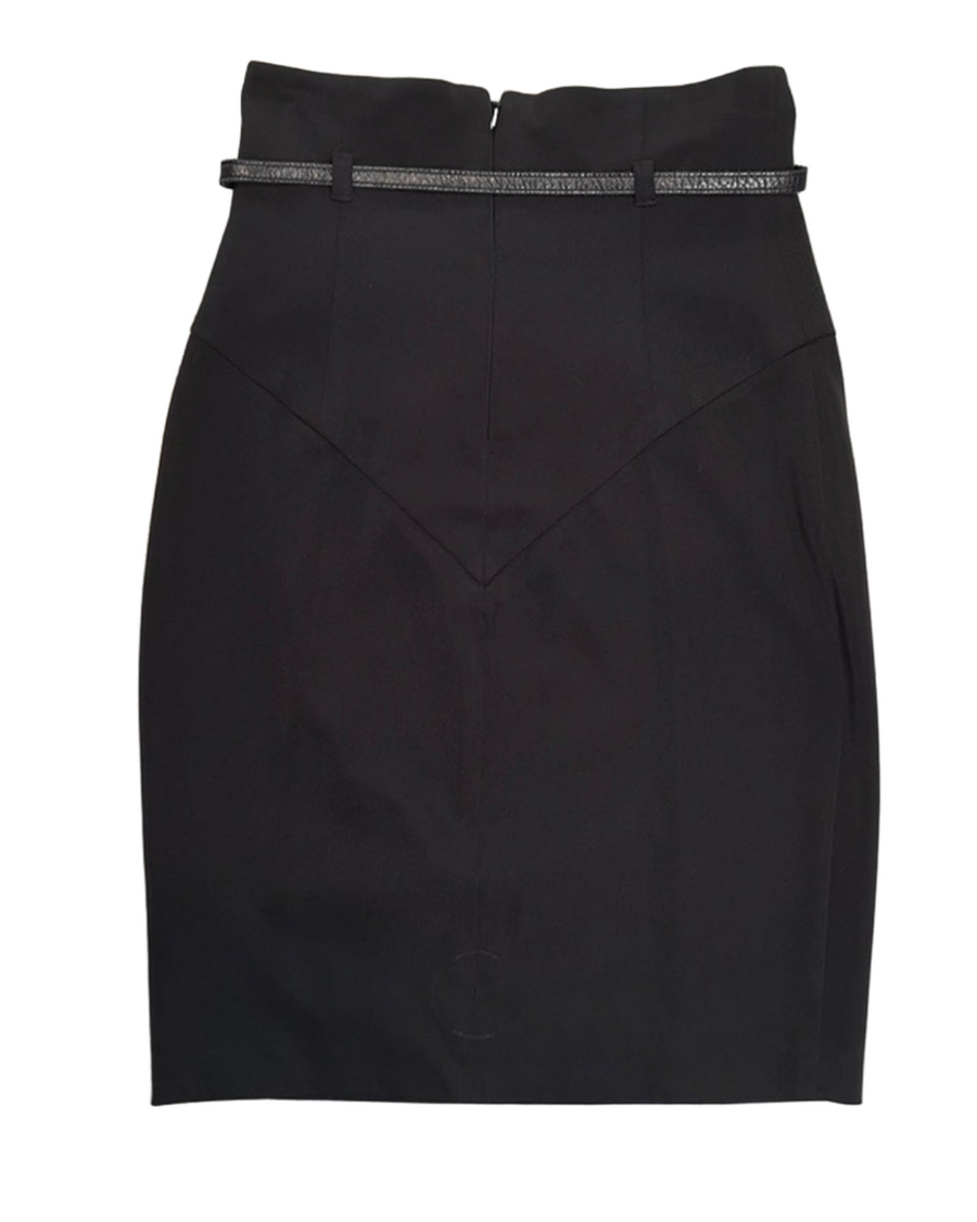 Black Halo pencil skirt en color negro, con diseño clásico y cremallera trasera discreta