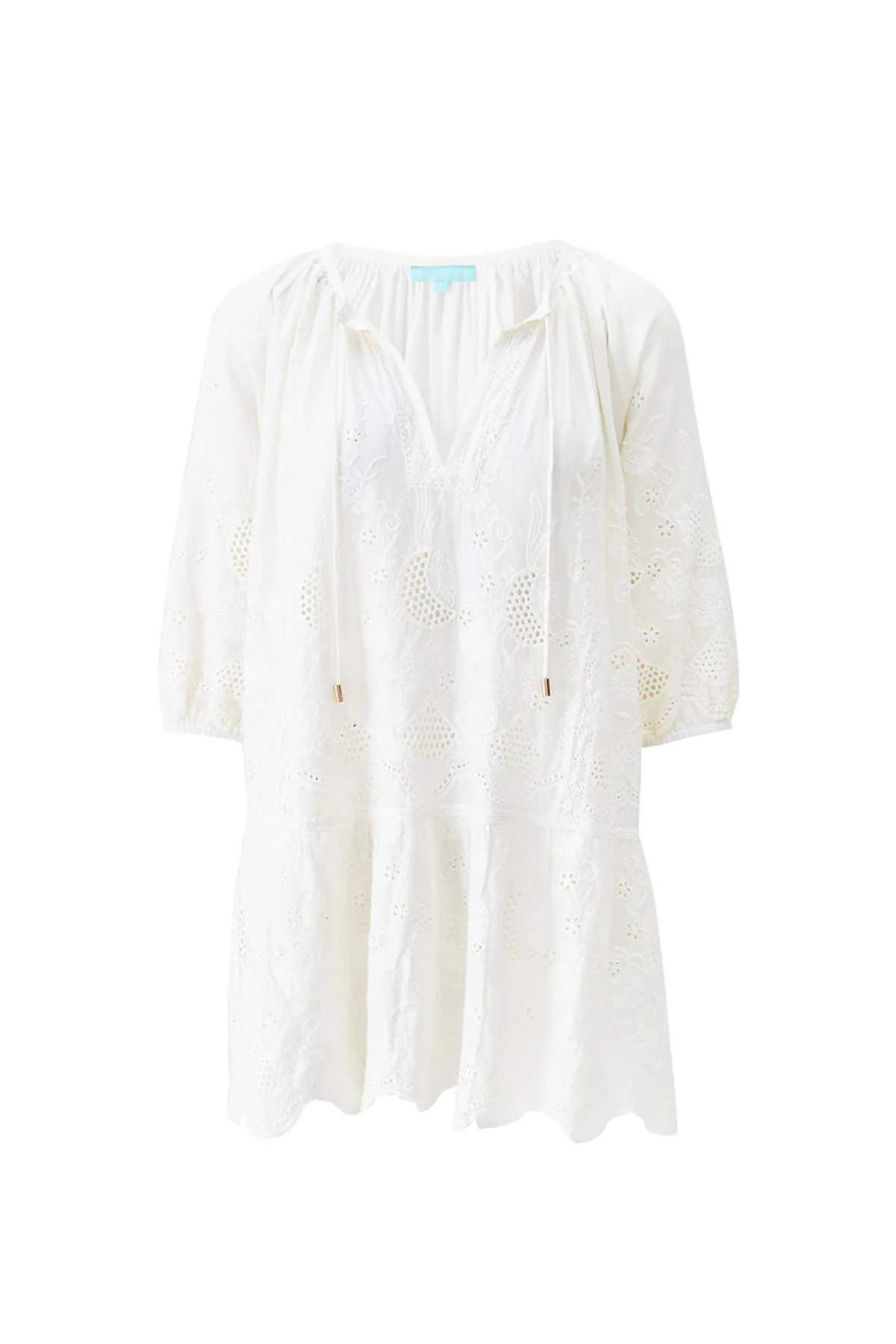 Melissa Obadash Pearl Ivory Kaftan