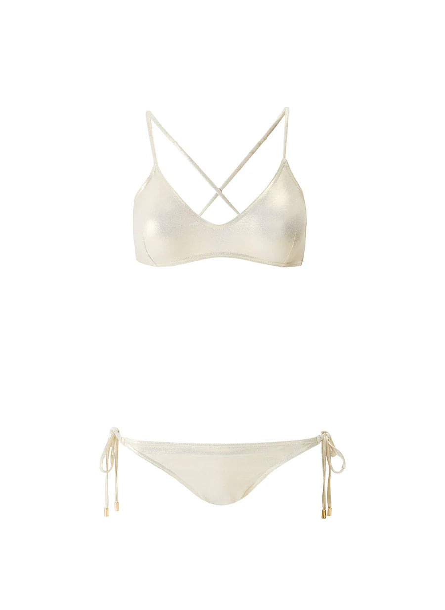 Melissa Odabash Singapore Gold Bikini