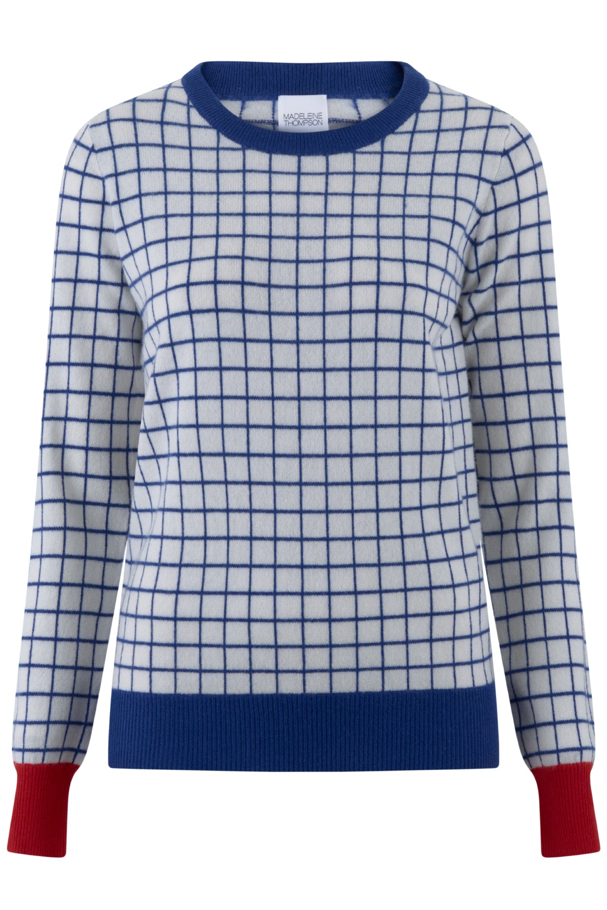 Madeleine Thompson The Duvall Jumper Cream/Blue/Red