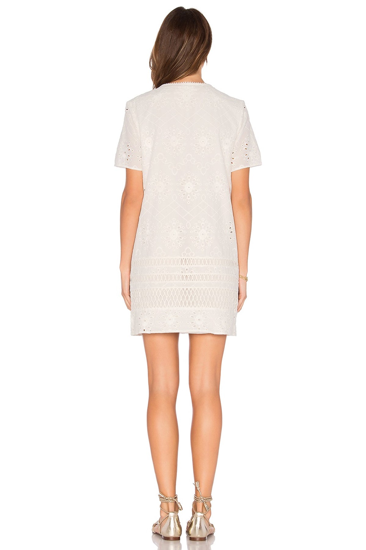 The Jet Set Diaries Adriatic Shift Ivory Mini Dress
