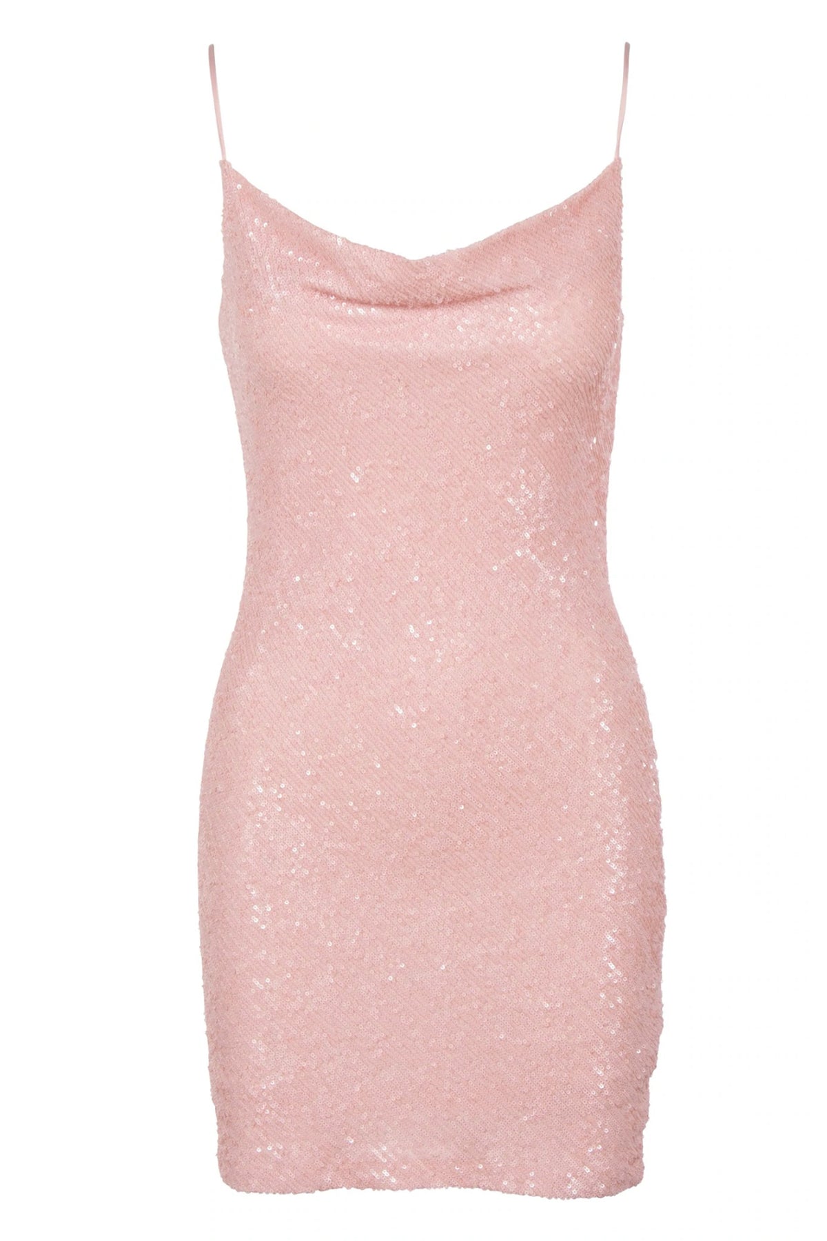 Generation Love Maris Light Pink Sequin Mini Dress