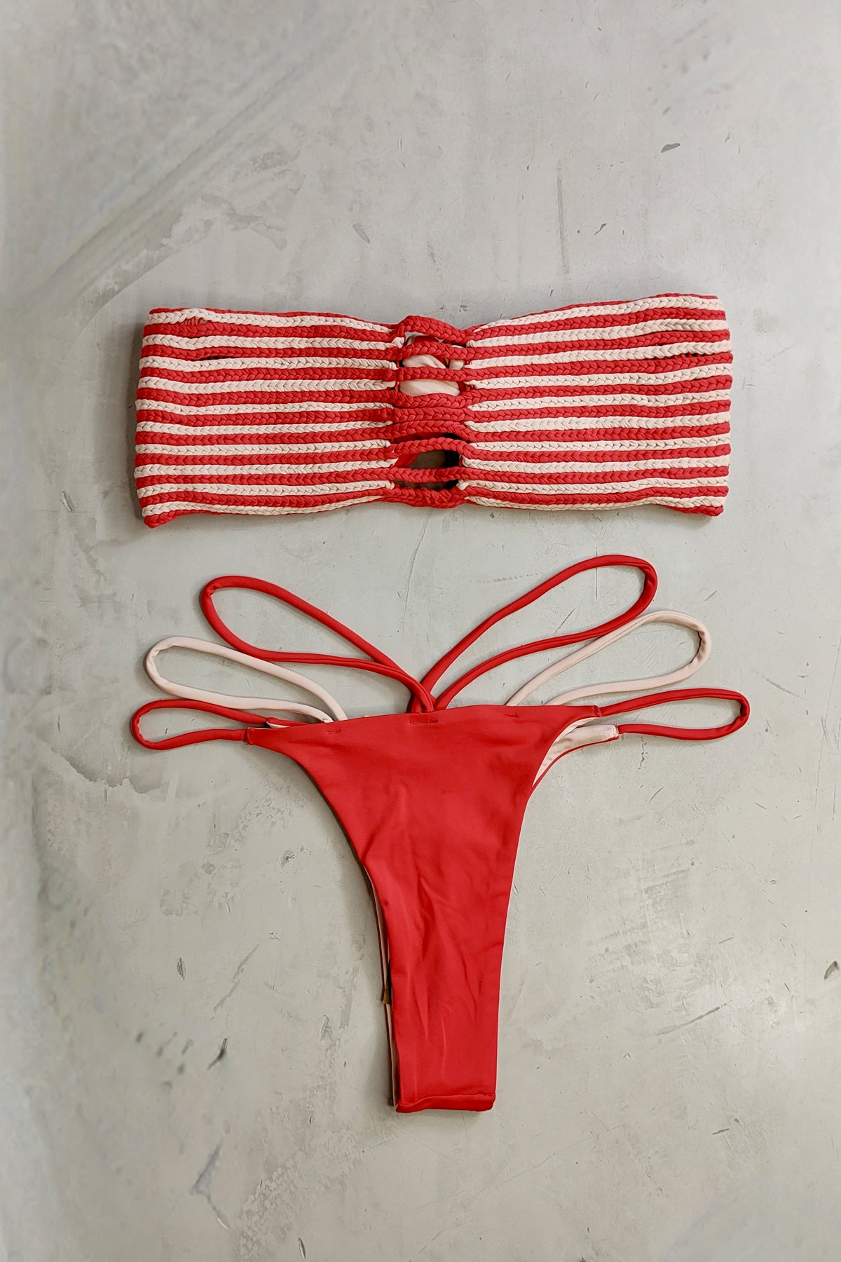 Bella Bikini Red Pink