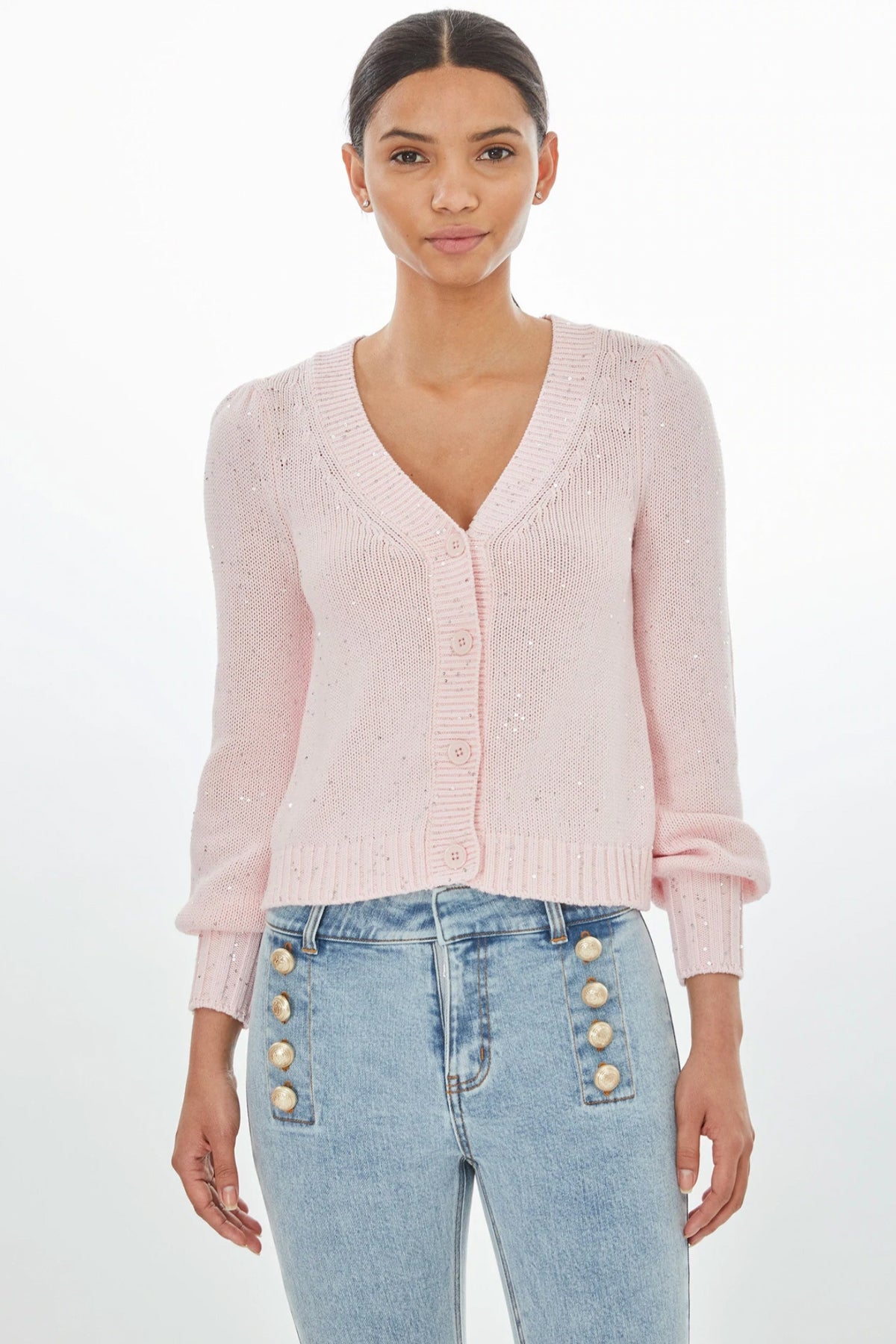 Generation Love Lowell Sequin Knitted Cardigan