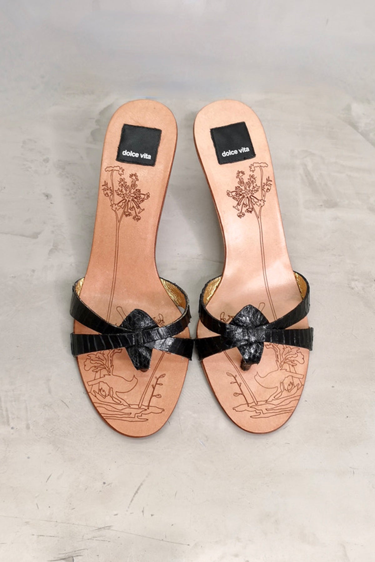 Dolce Vita Black Mules