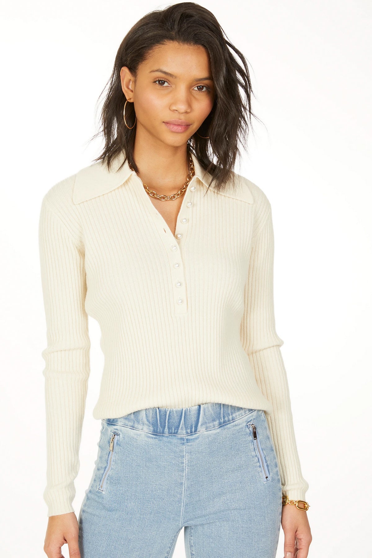 Generation Love Evie Polo Sweater