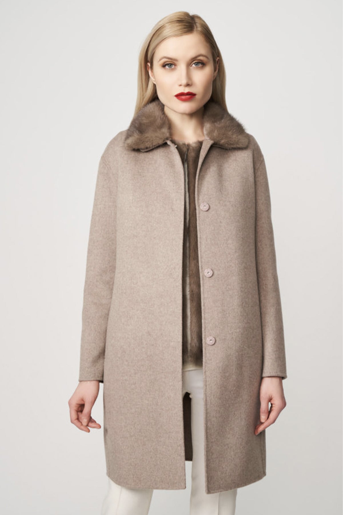 Diomi Cashmere Mocha Coat