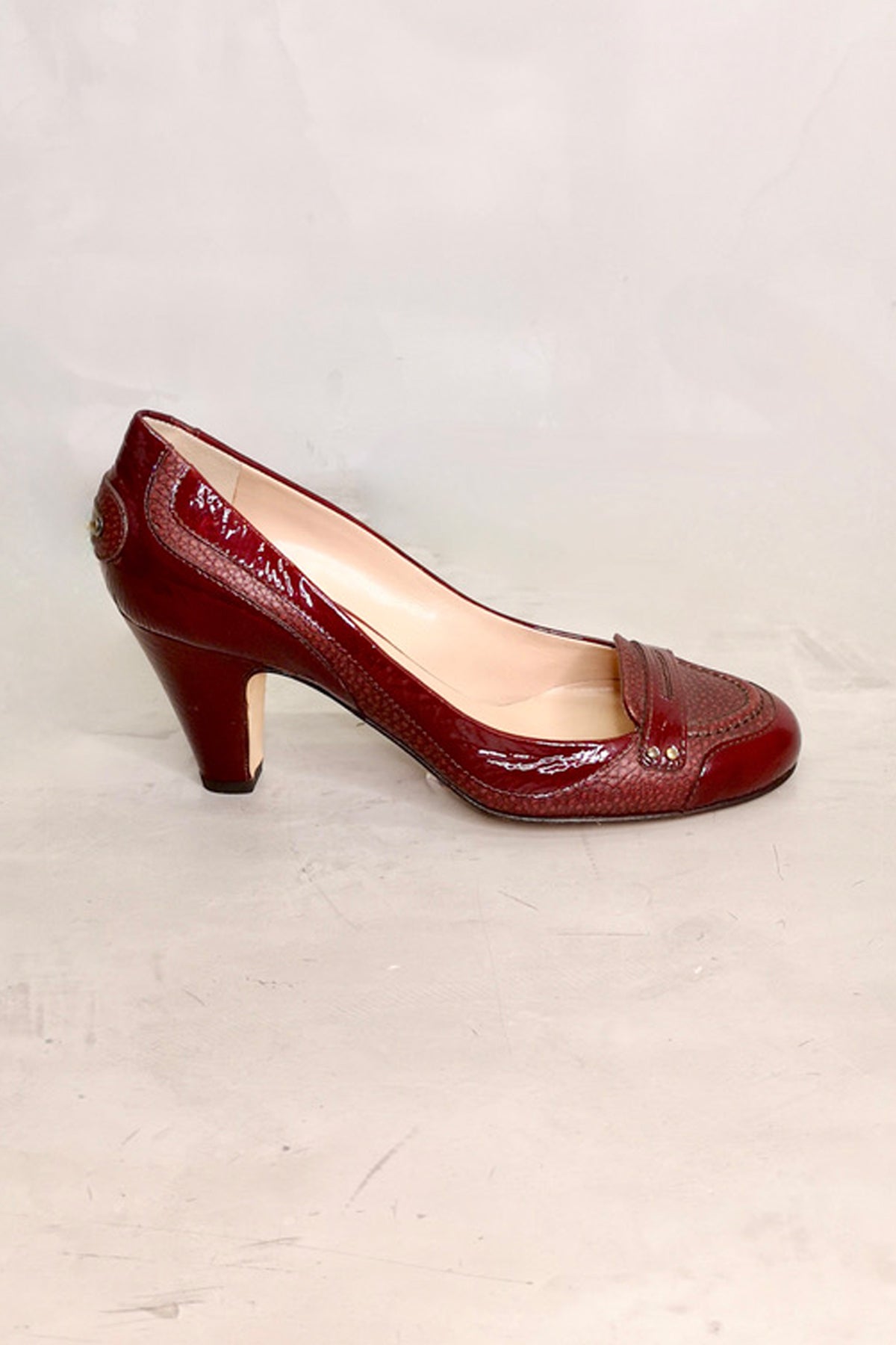 Vicini Burgundy High Heels