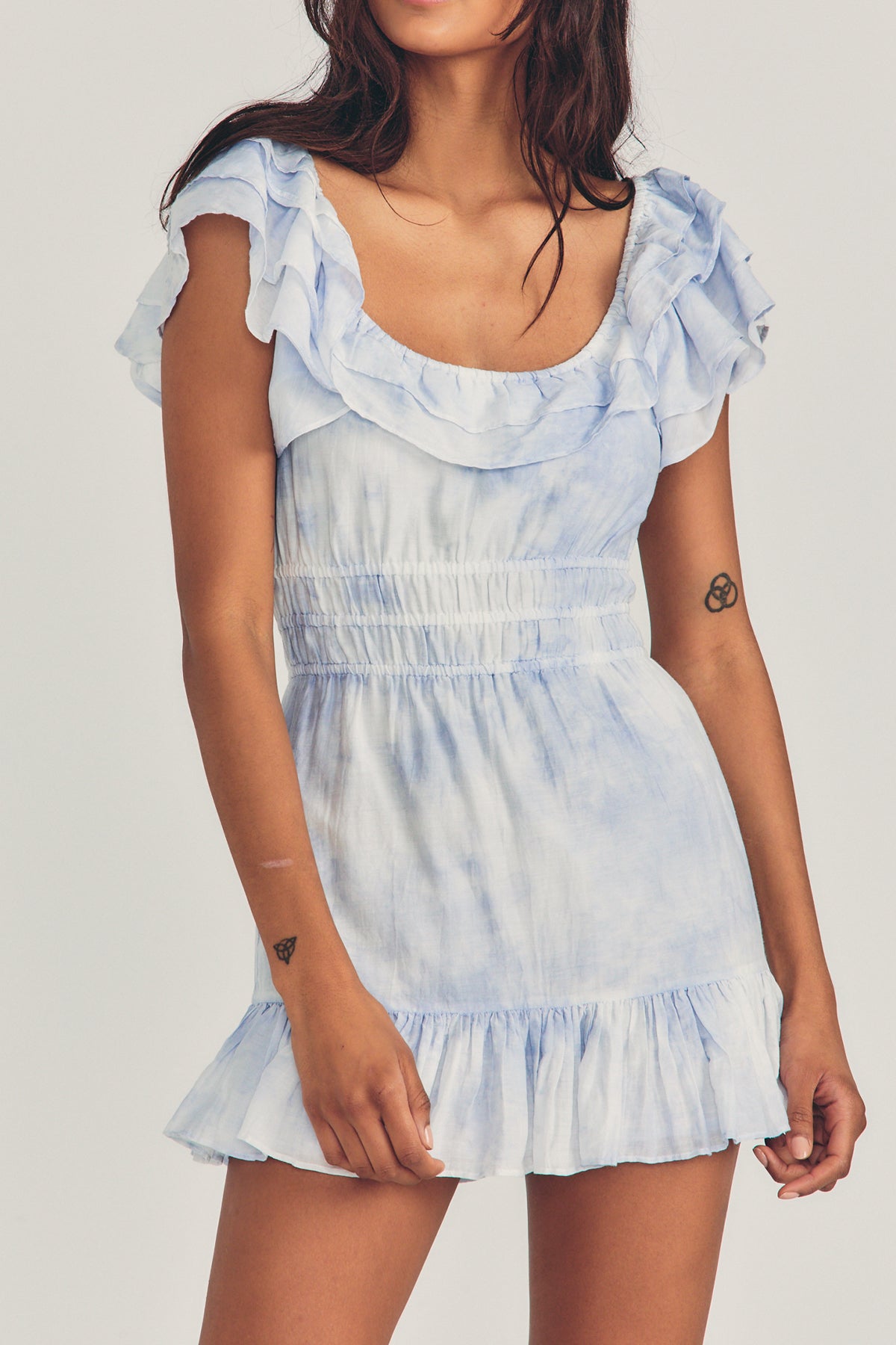 LoveShackFancy Kamie Mini Dress