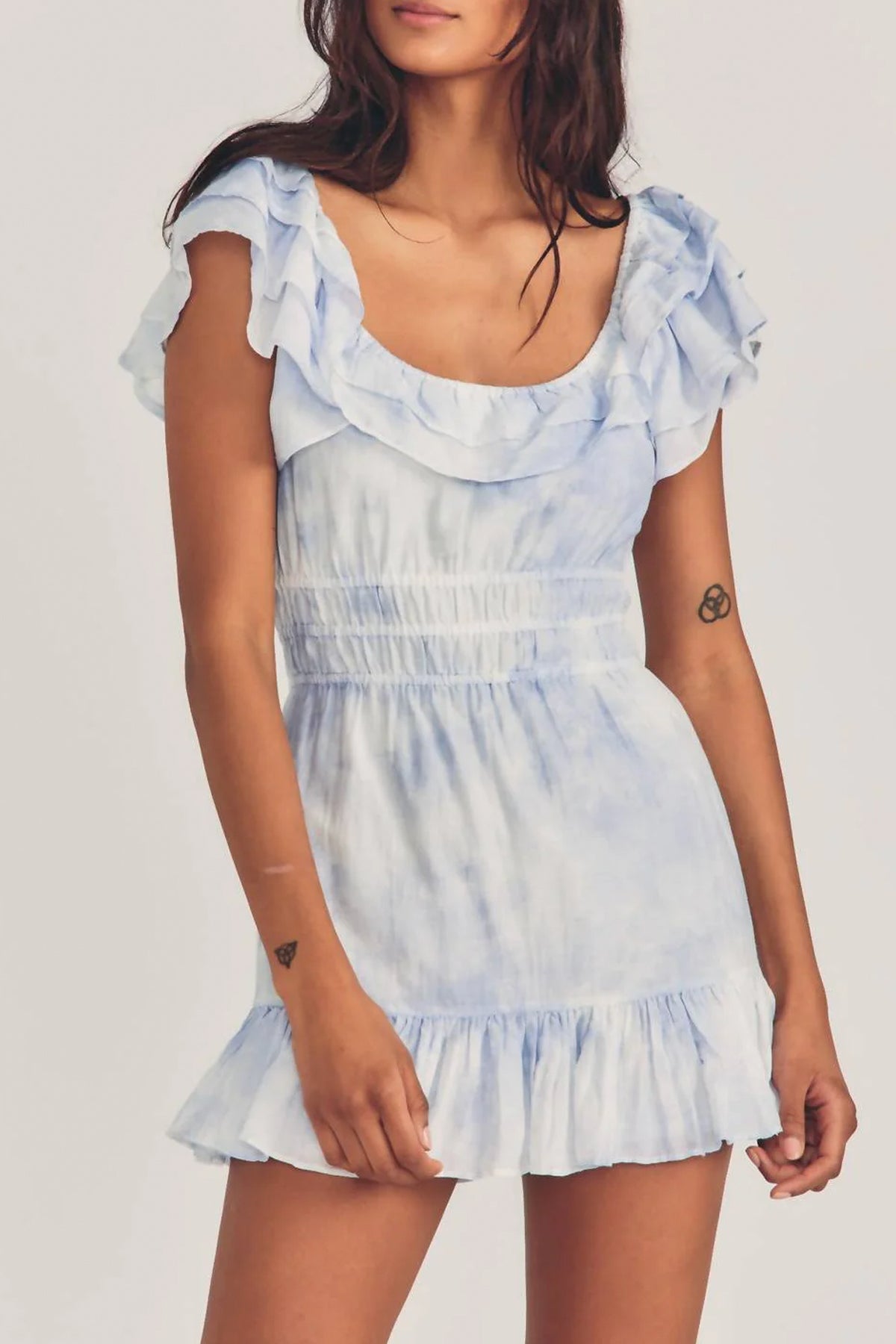 LoveShackFancy Kamie Mini Dress