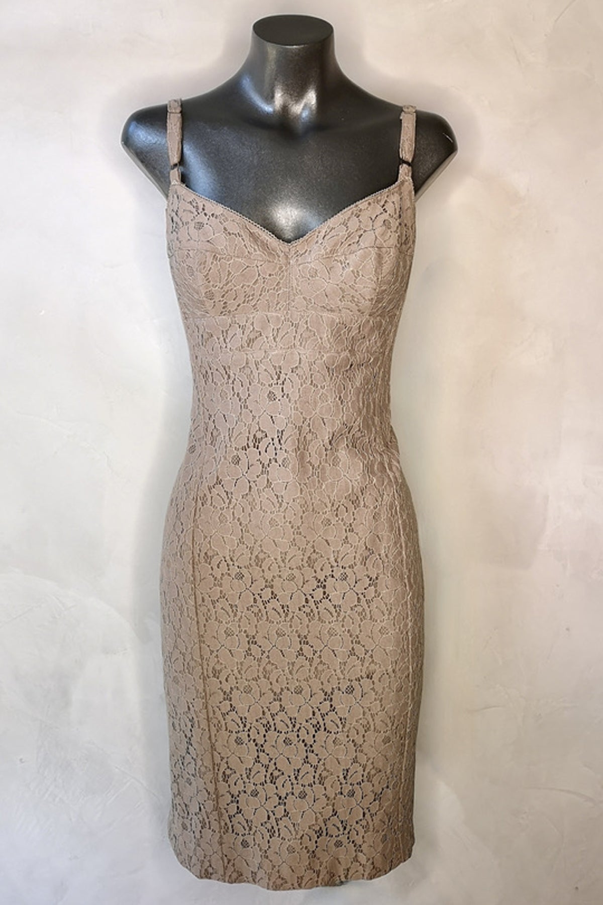Ticci Tonetto Fitted Corset Midi Dress