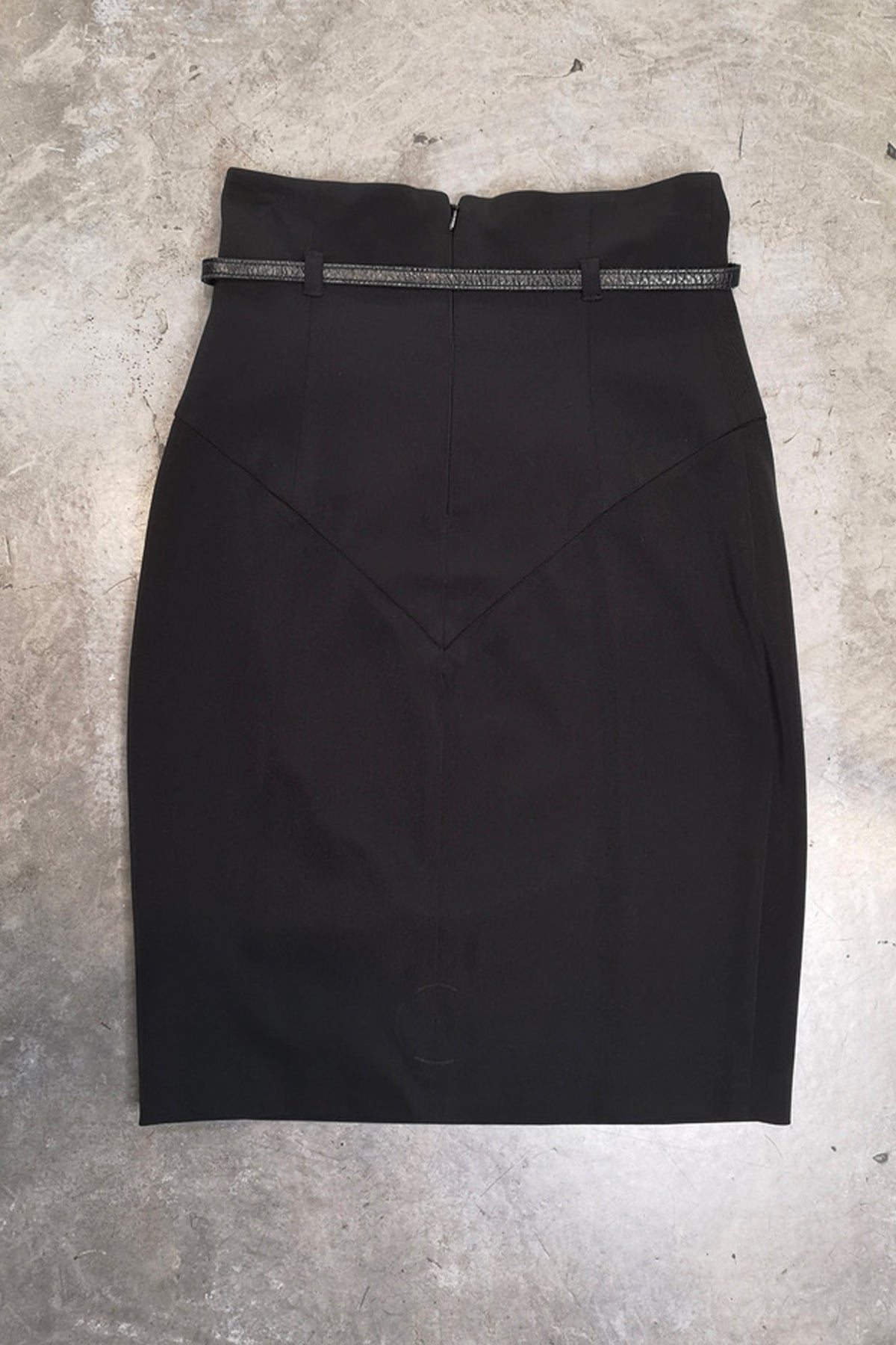 Black Halo High Waist Pencil Skirt